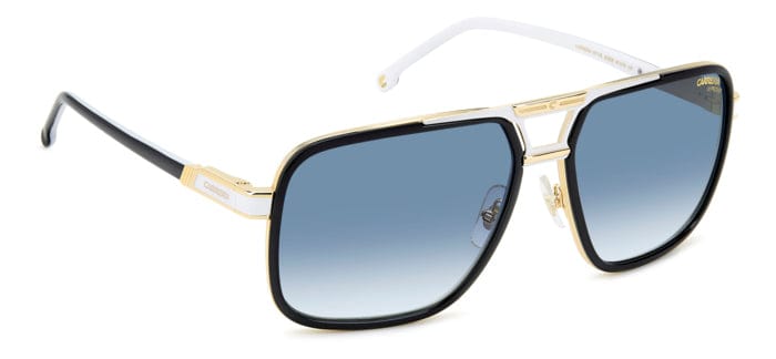Carrera 1071/S 80S black white/blue gradient lens