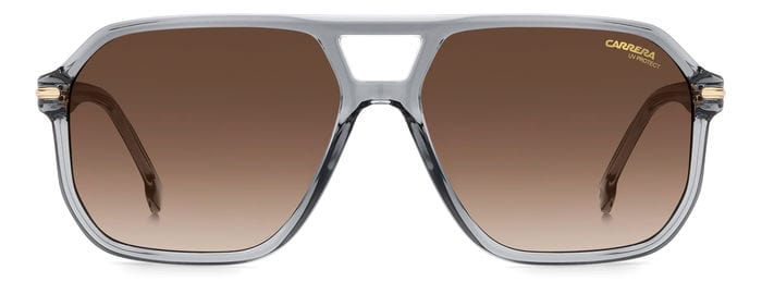 Carrera 302/S KB7 crystal grey/brown gradient lens