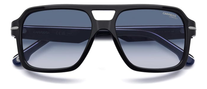 Carrera 377/S black blue/ blue gradient lens