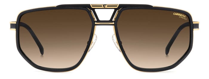 CARRERA 1072/S I46/GD matte black gold/brown gradient lens