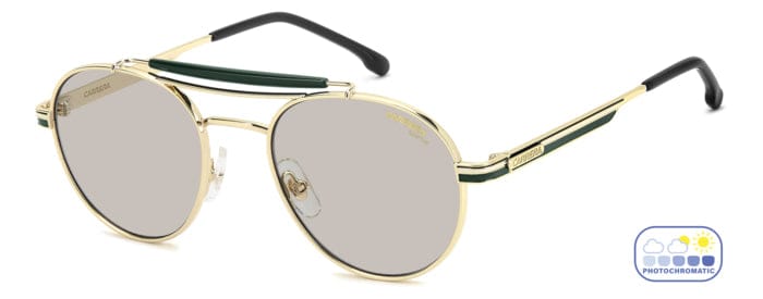 Carrera 381/S PEF/7O gold green/grey photochromic lens