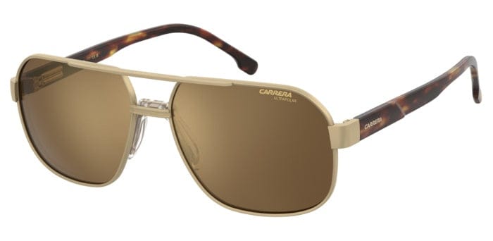 C FLEX 12/G/S AOZ/YL matte gold/brown polarised lens