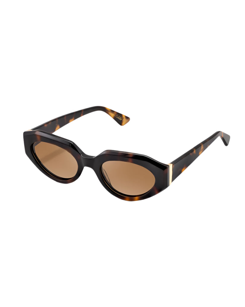The Goldie 2431781 tortoise/brown mono polarised lens