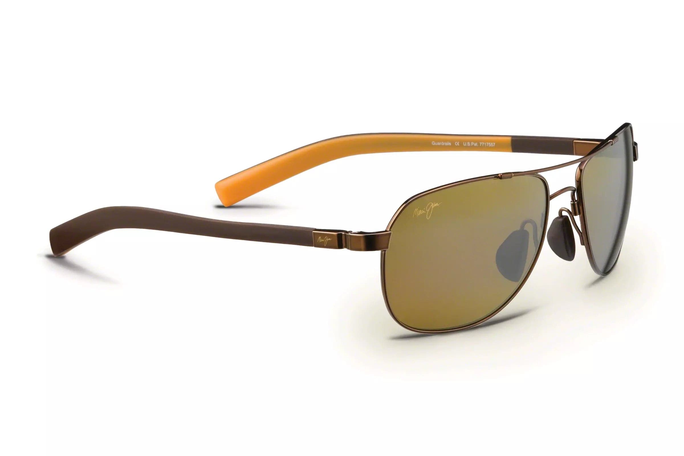 H327-23 Guardrails metallic copper brown/HCL bronze polarised lens