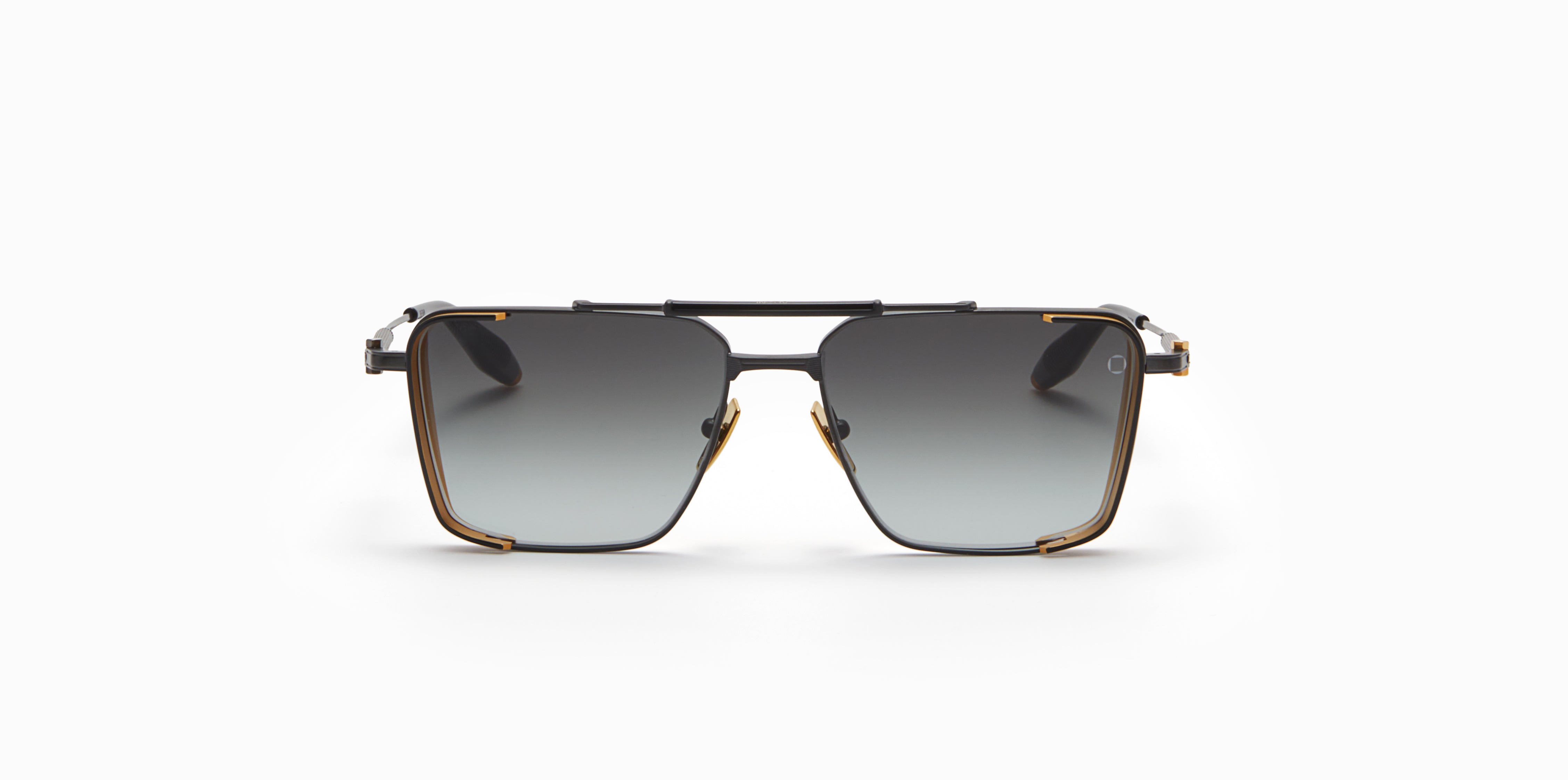 Akoni Hera 203E matte black palladium titanium matte gold/grey lens