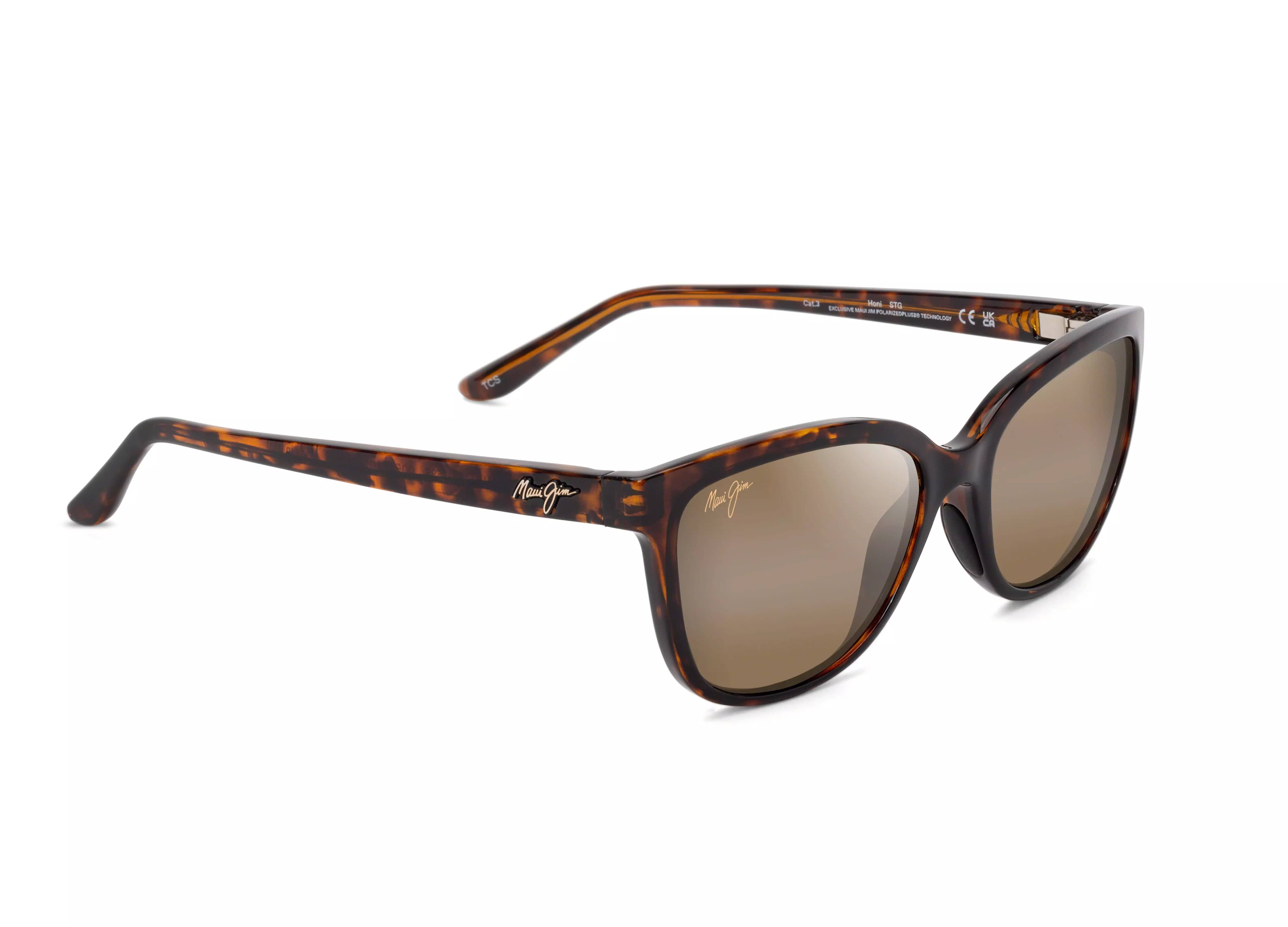 H758-10 Honi shiny dark havana/bronze polarised lens