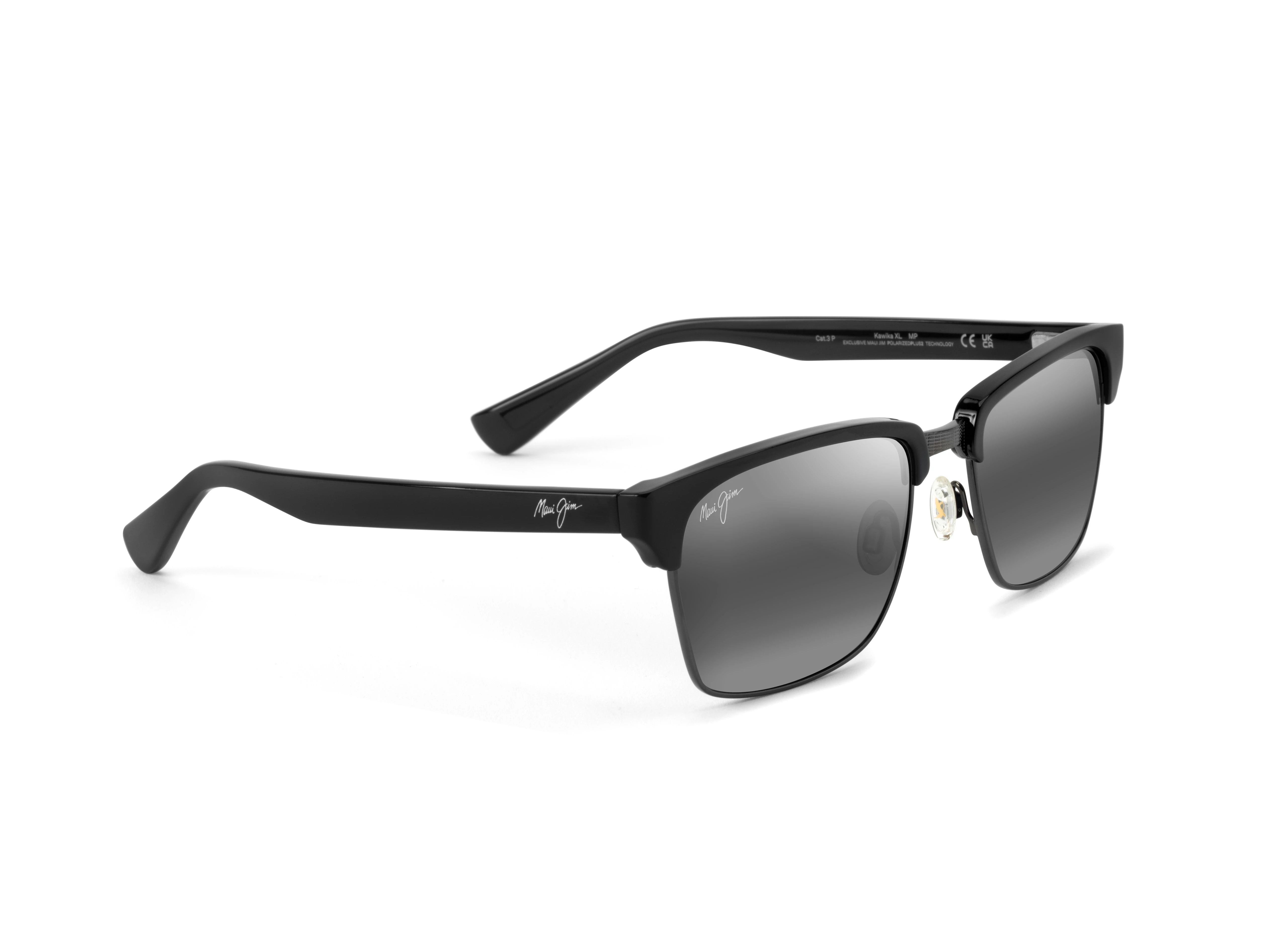 354-02 Kawika XL shiny black/neutral grey polarised lens