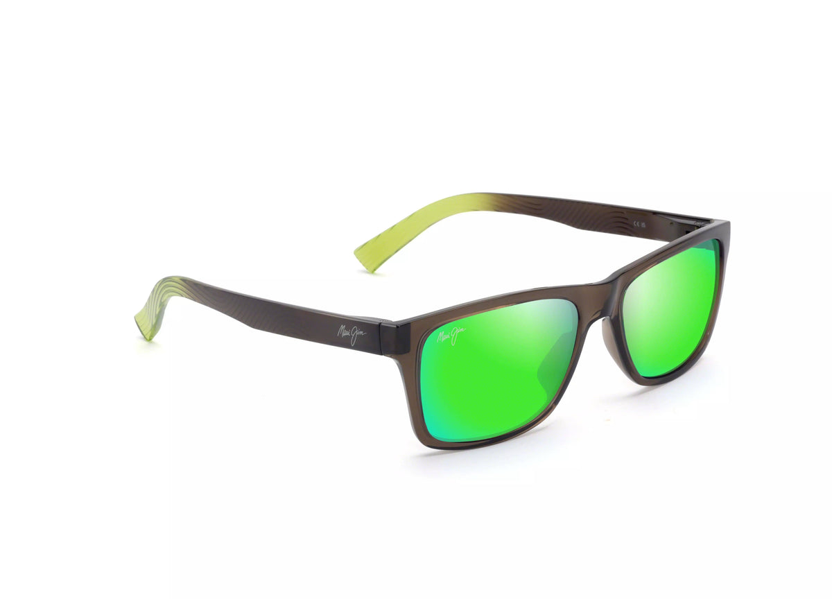 GM345-14A Kowelo shiny transparent grey/maui green polarised lens