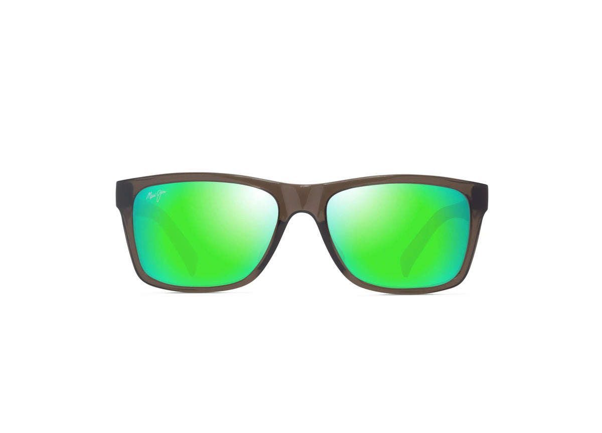 GM345-14A Kowelo shiny transparent grey/maui green polarised lens