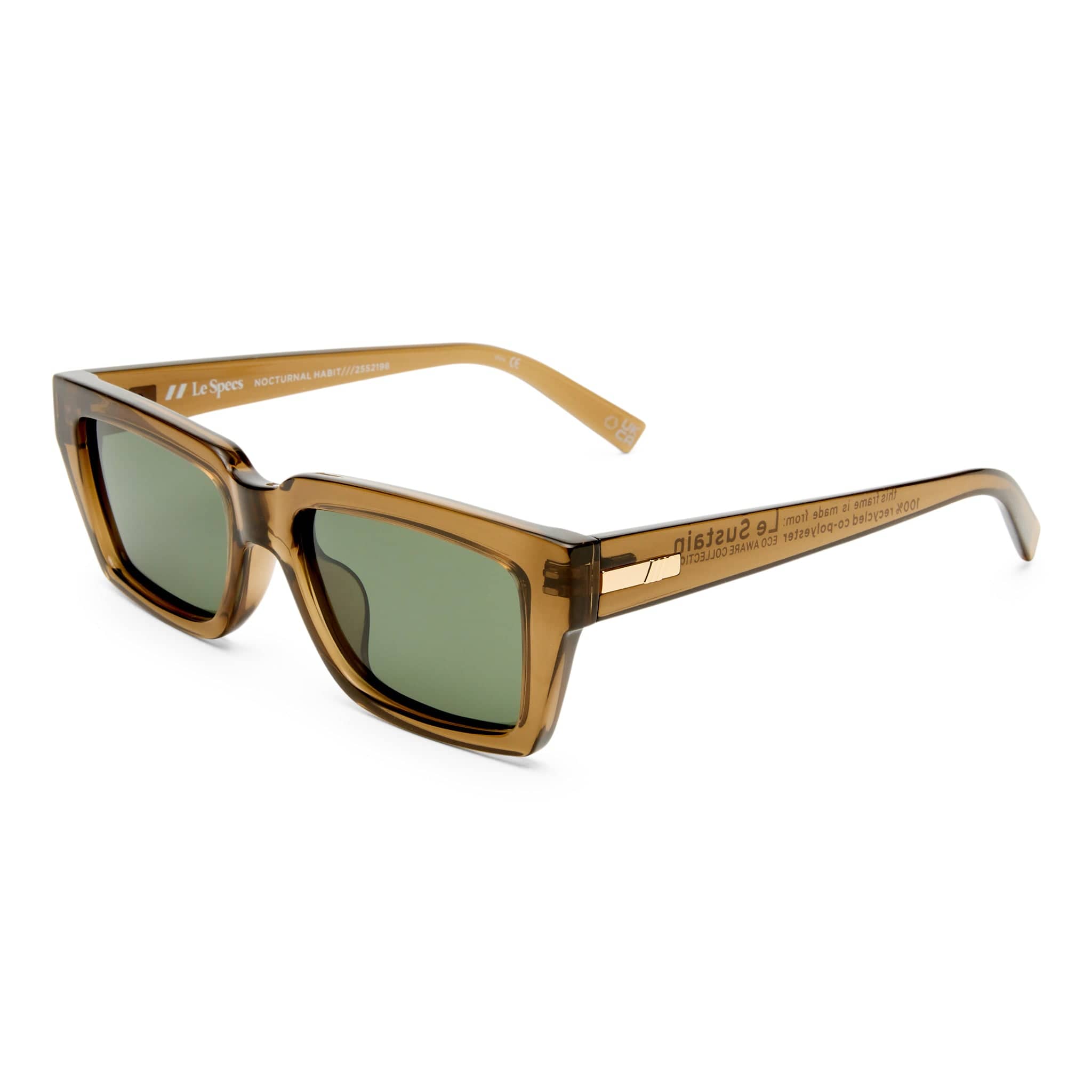 Nocturnal Habit 2552196 umber/khaki mono polarised lens