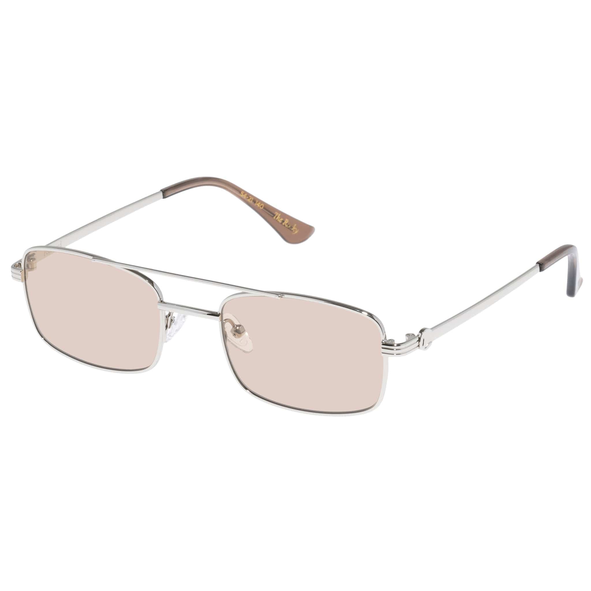 The Rocky 2431793 shiny silver/tan tint polarised lens