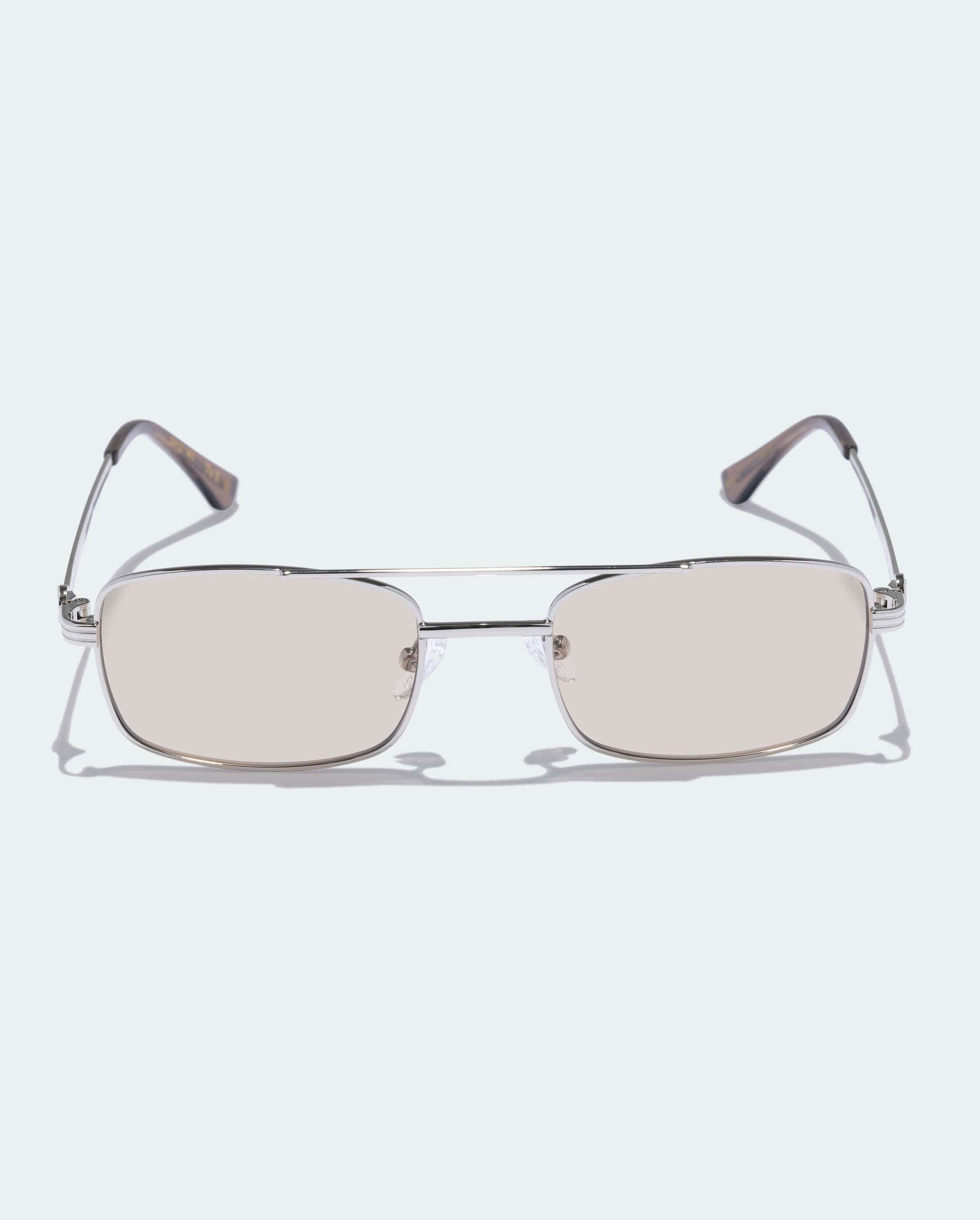 The Rocky 2431793 shiny silver/tan tint polarised lens