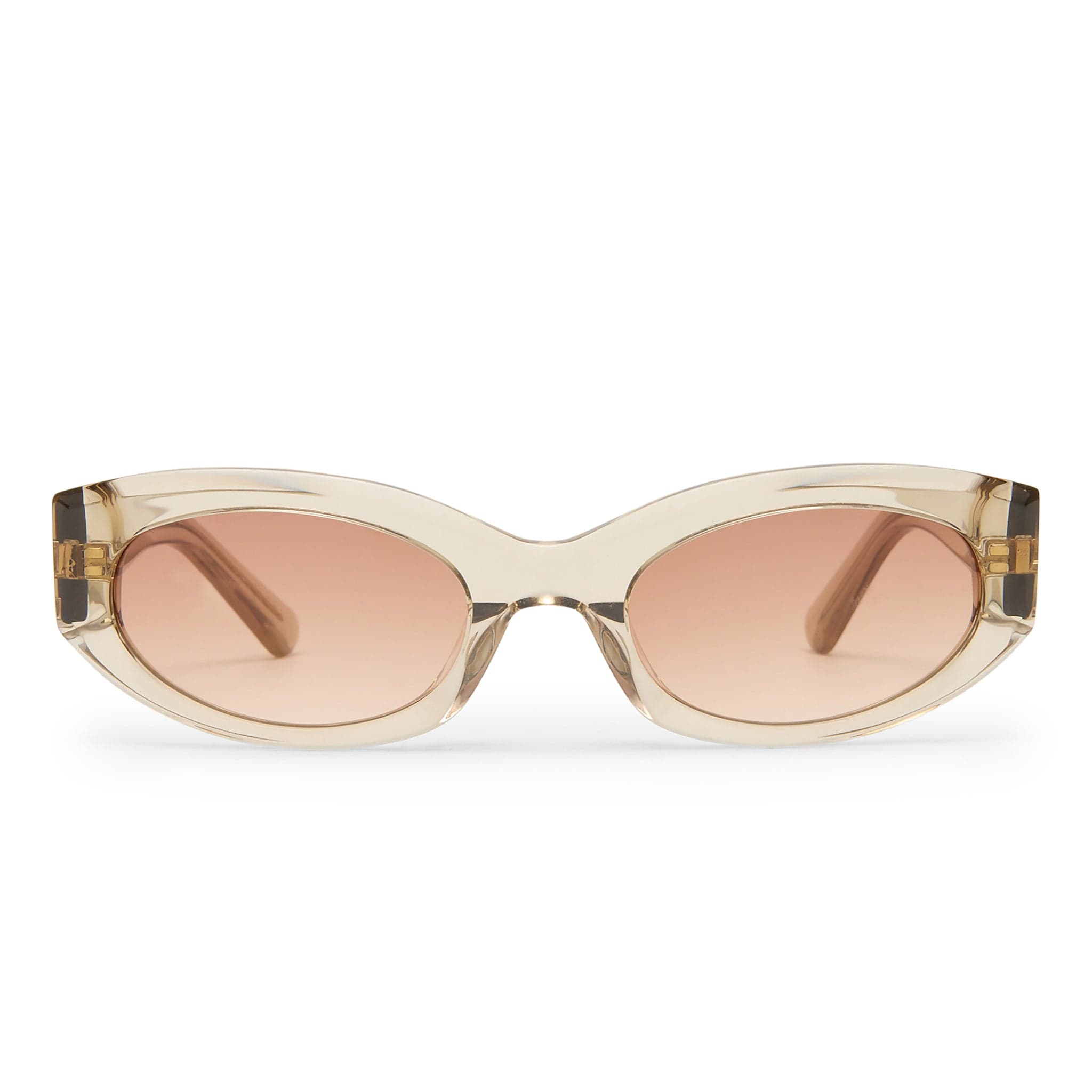 The Juliet 2431804 crystal latte/graduated brown polarised lens