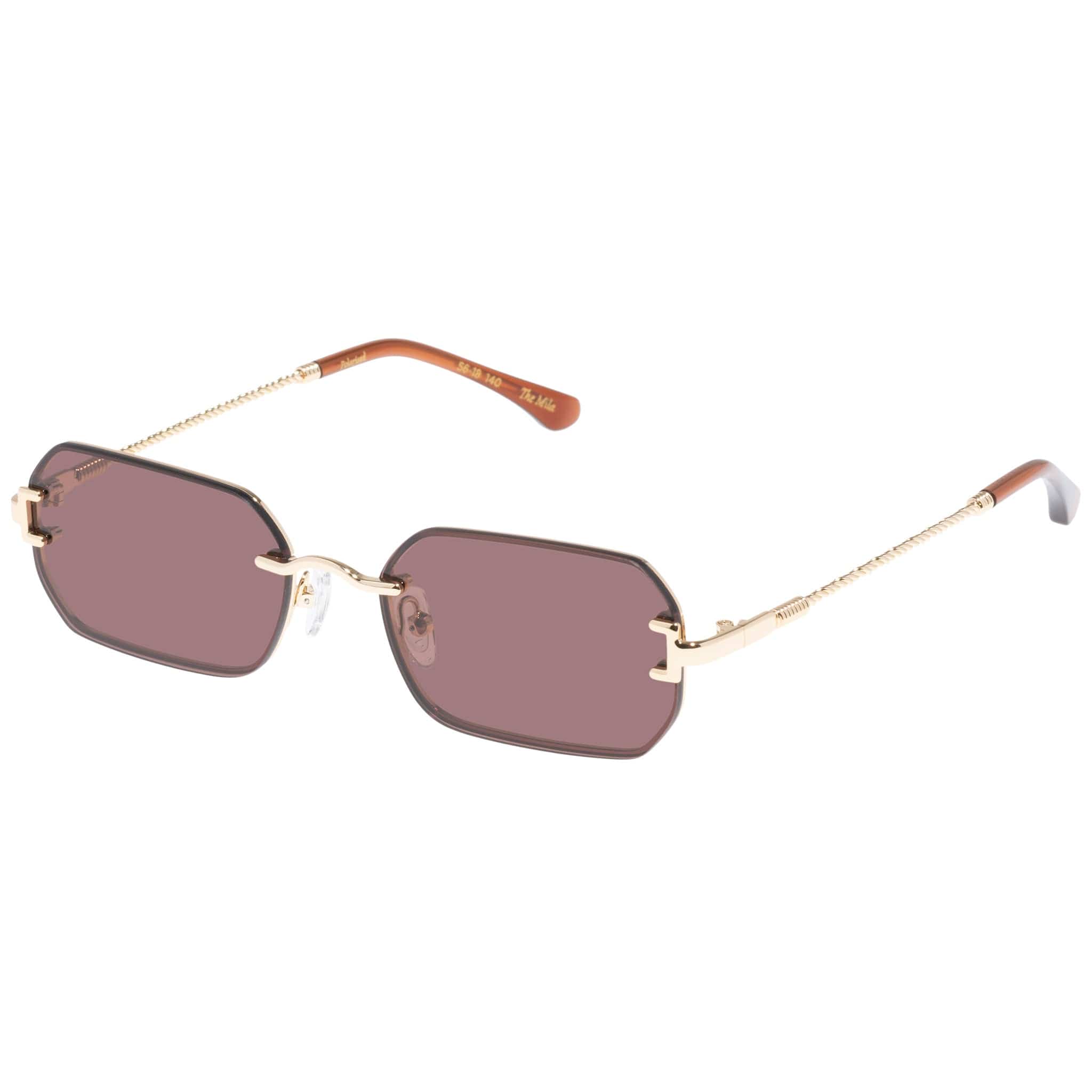 The Mila 2431805 gold/brown polarised lens