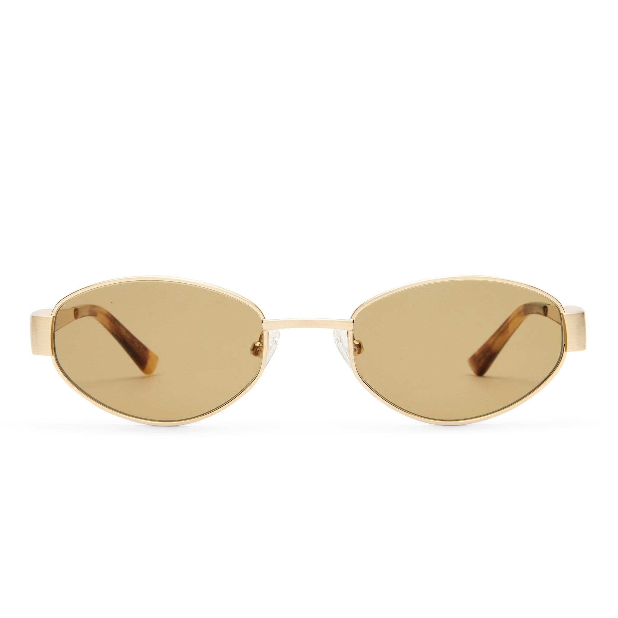 The Boston 2531805 brushed gold/sage tint lens