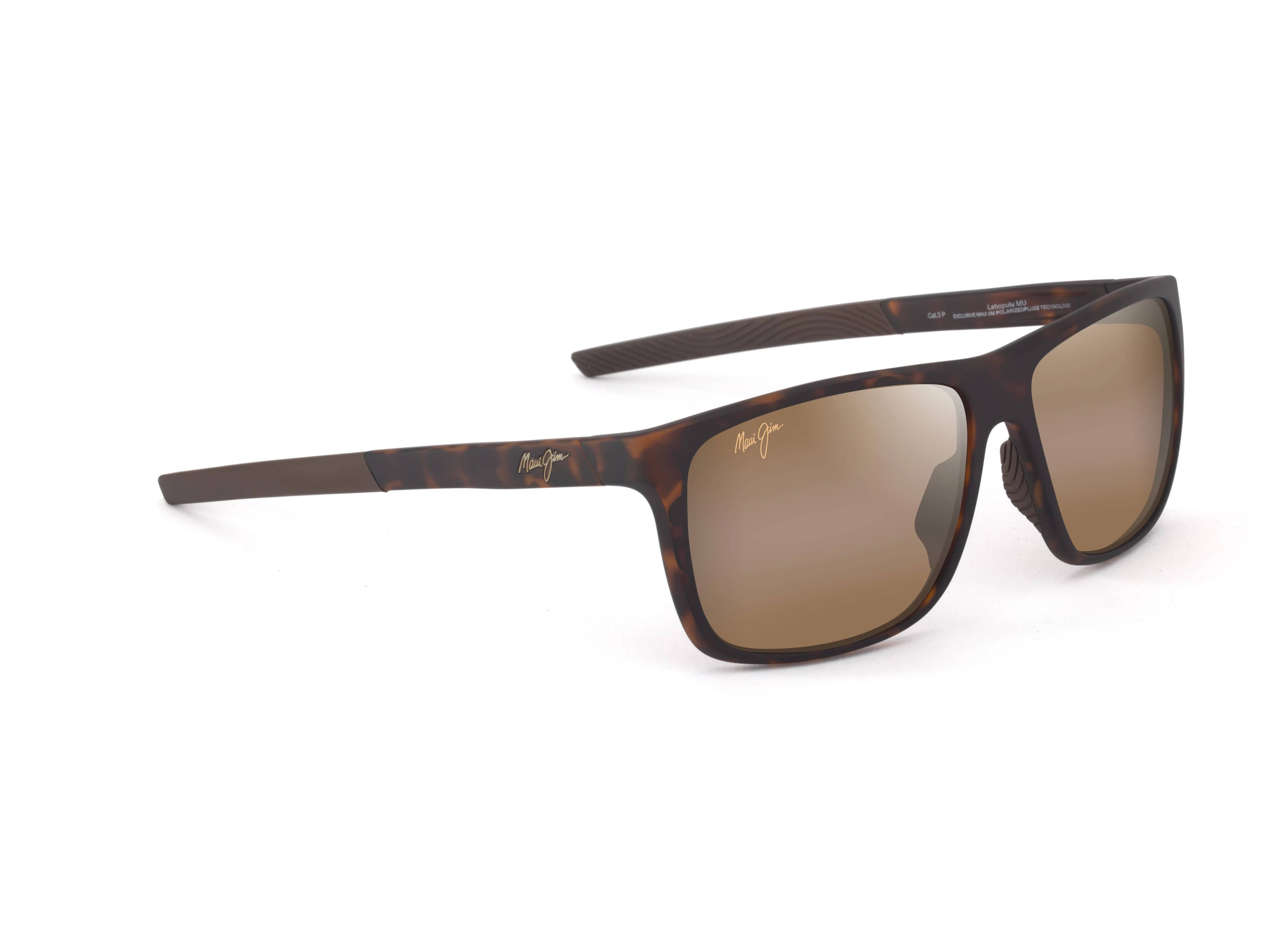 H598-10 Lehopulu matte dark havana/HCL bronze polarised lens