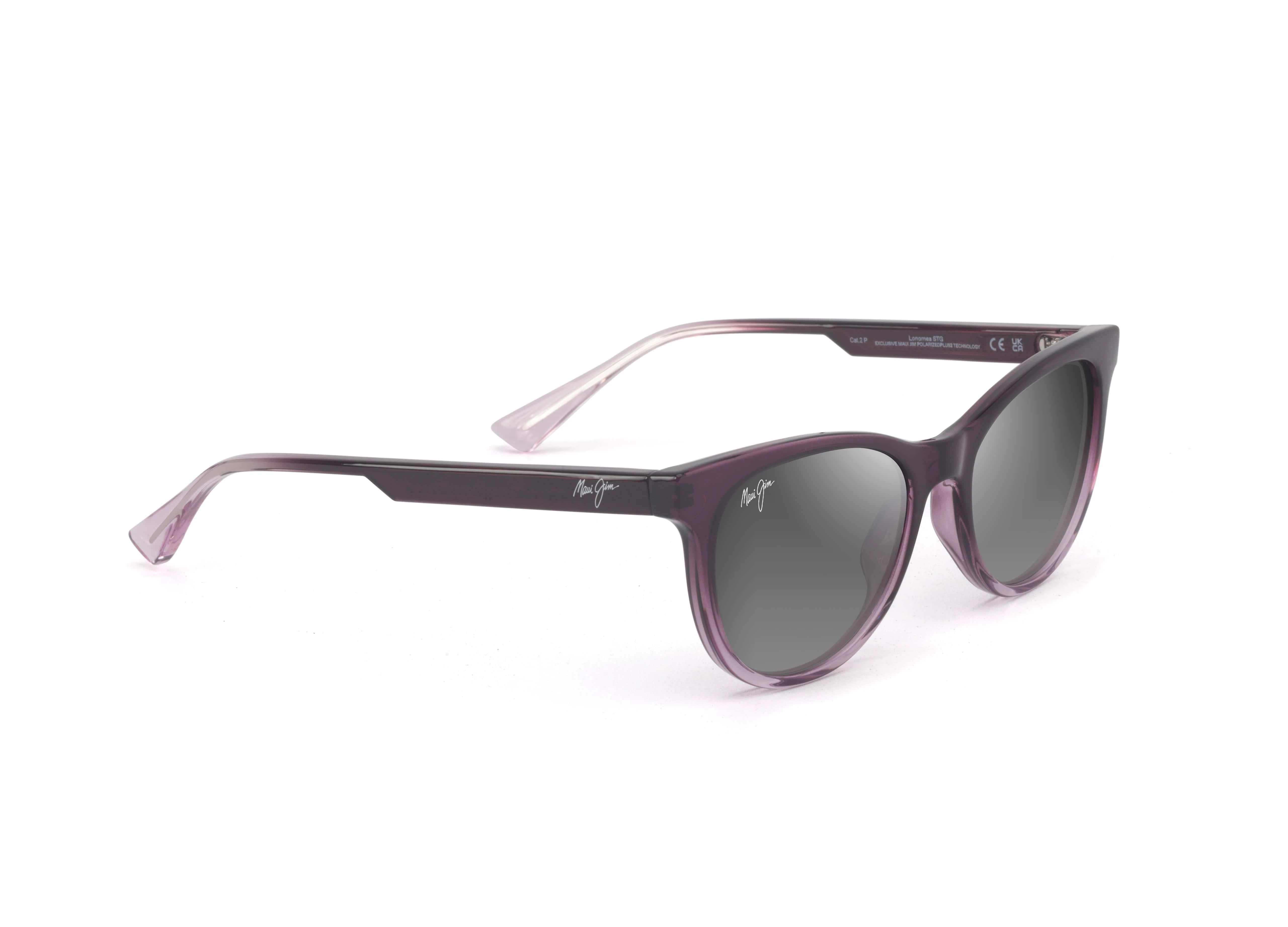 GS588-28 Lonomea transparent dark violet/maui rose polarised lens