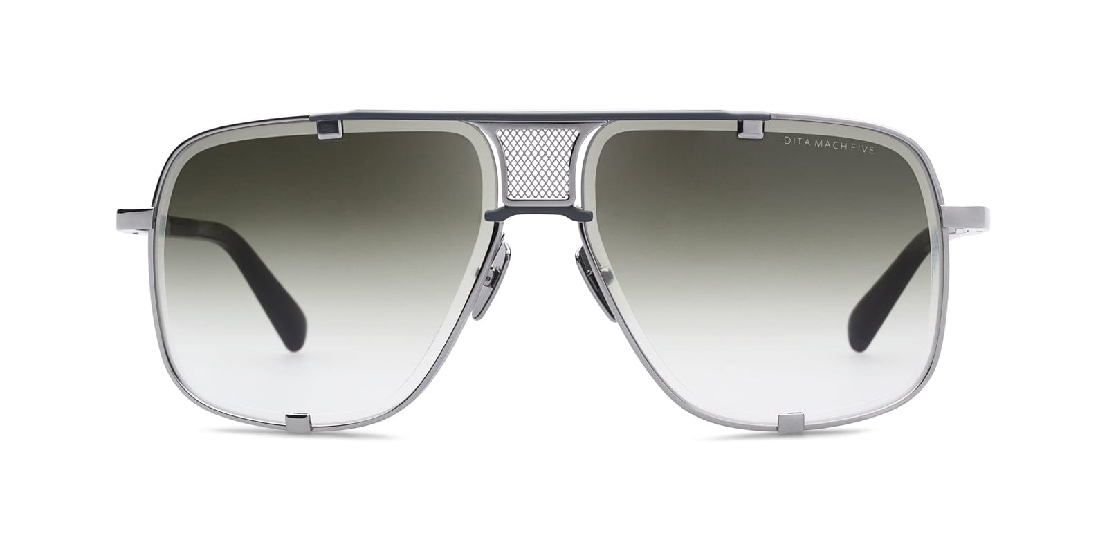 Mach five DRX2087- G black palladium & black iron/green gradient lens