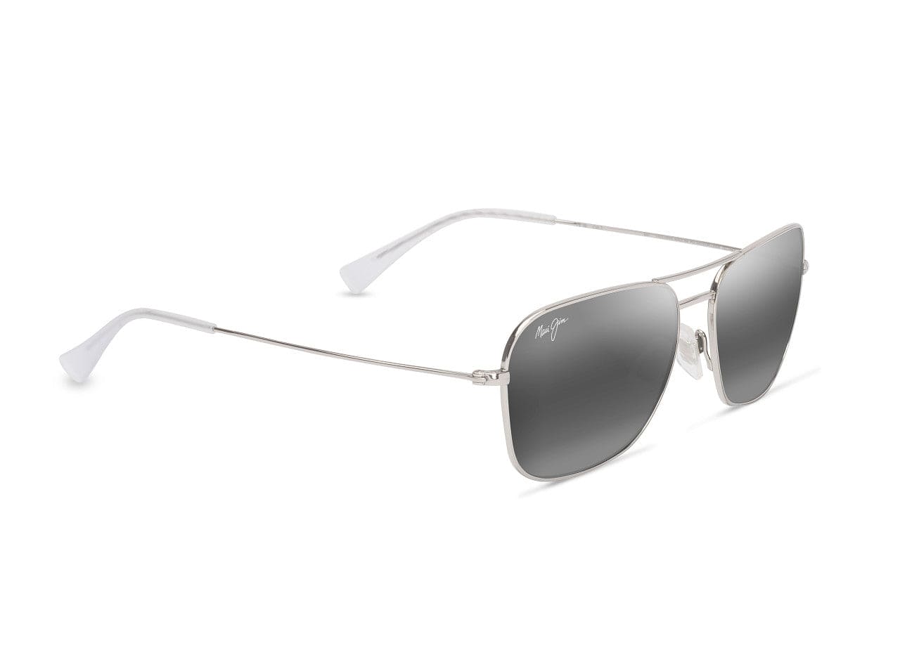 675-17A Na'auao shiny silver/neutral grey polarised lens