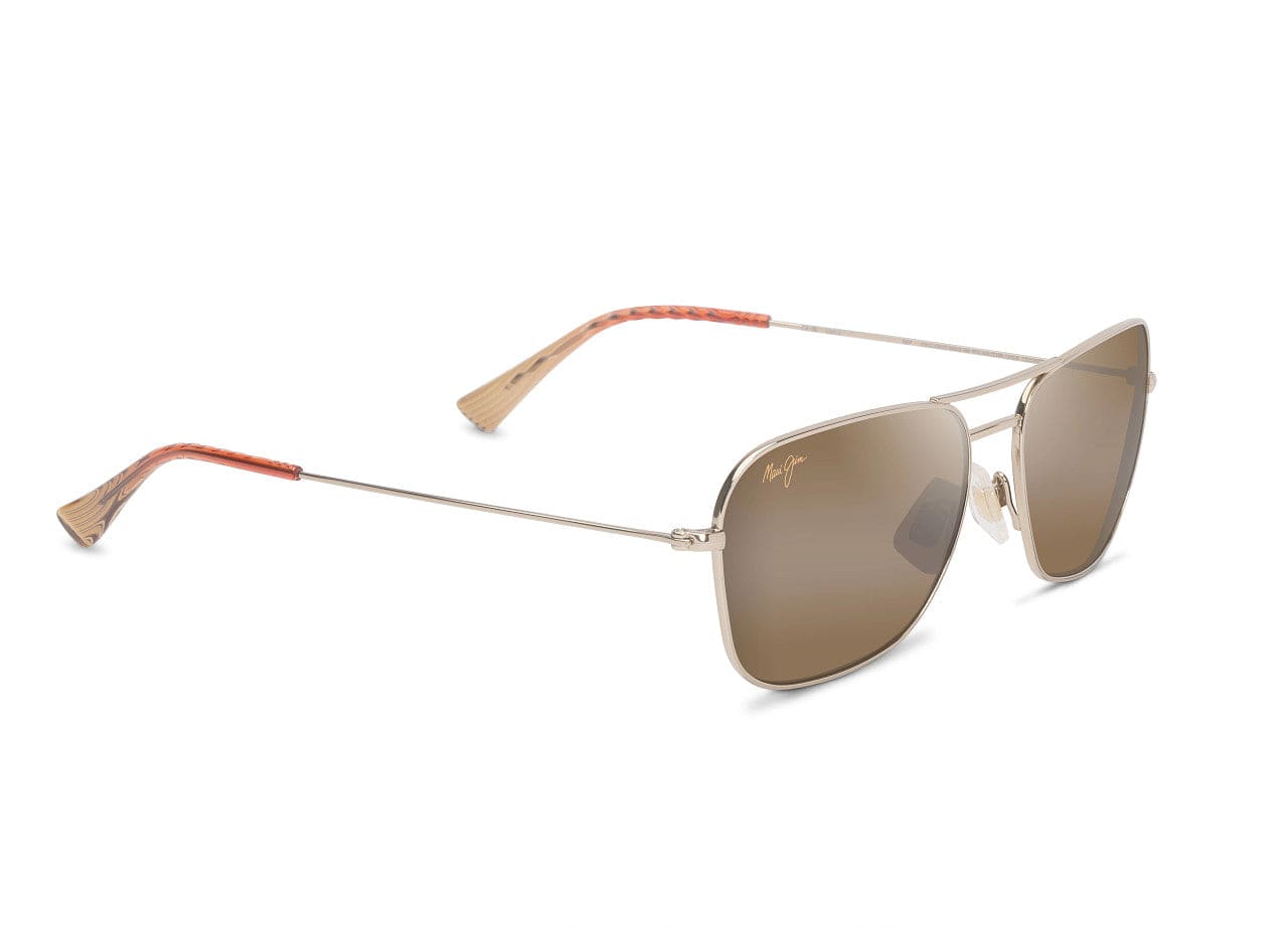 H675-16 Na'auao shiny light gold/HCL bronze polarised lens