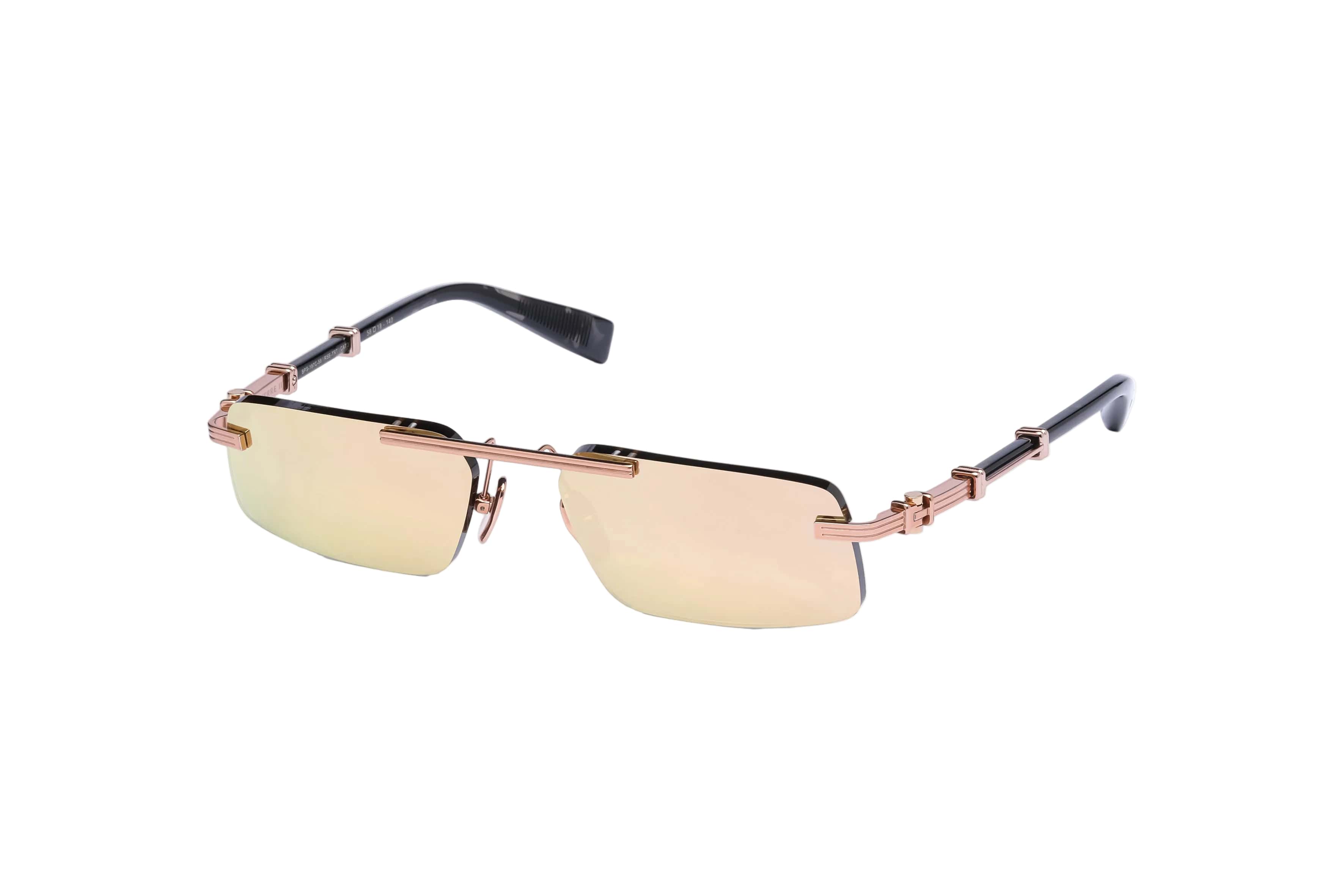 Balmain Pierre ll BPS 187C rose gold /rose mirror lens