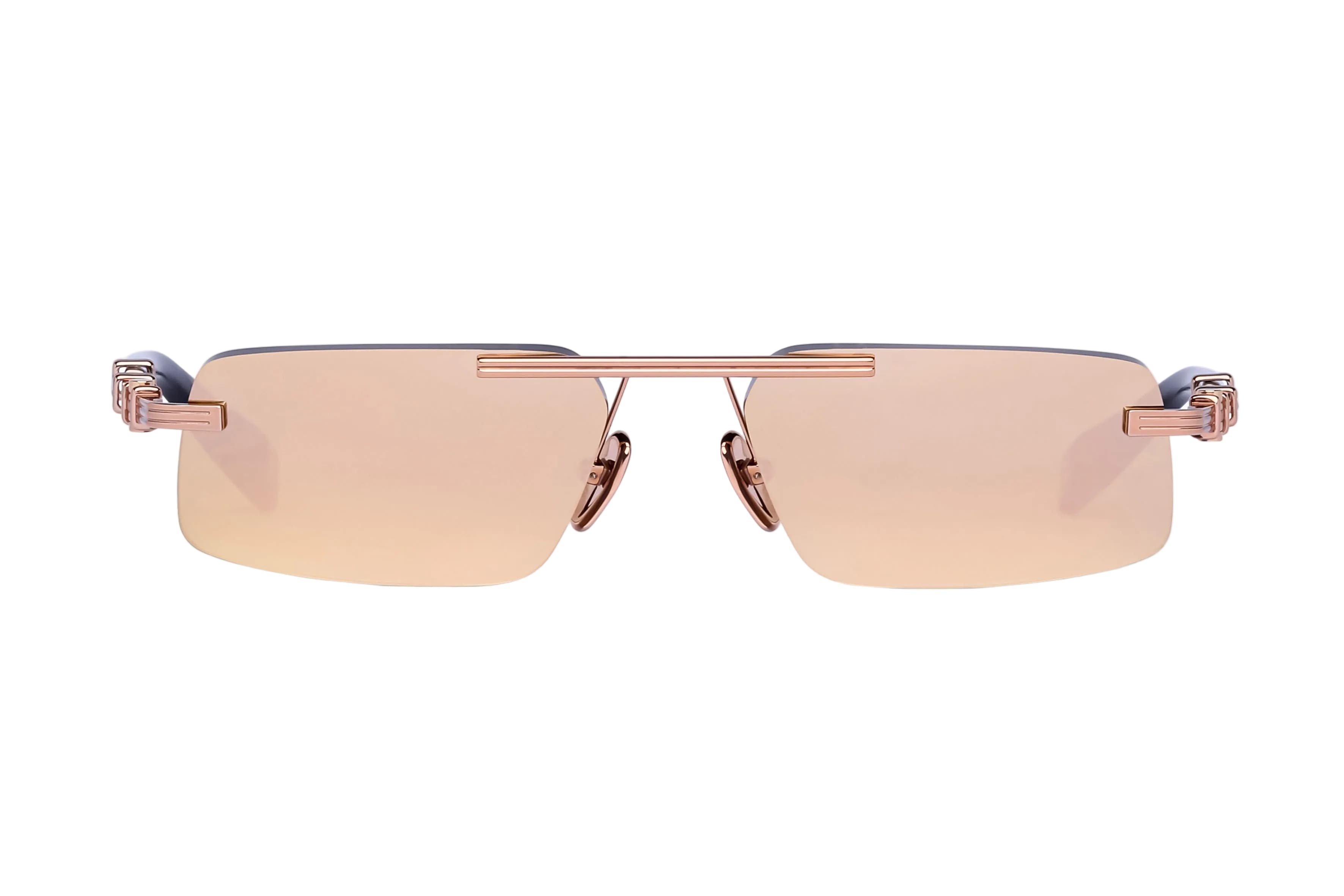 Balmain Pierre ll BPS 187C rose gold /rose mirror lens
