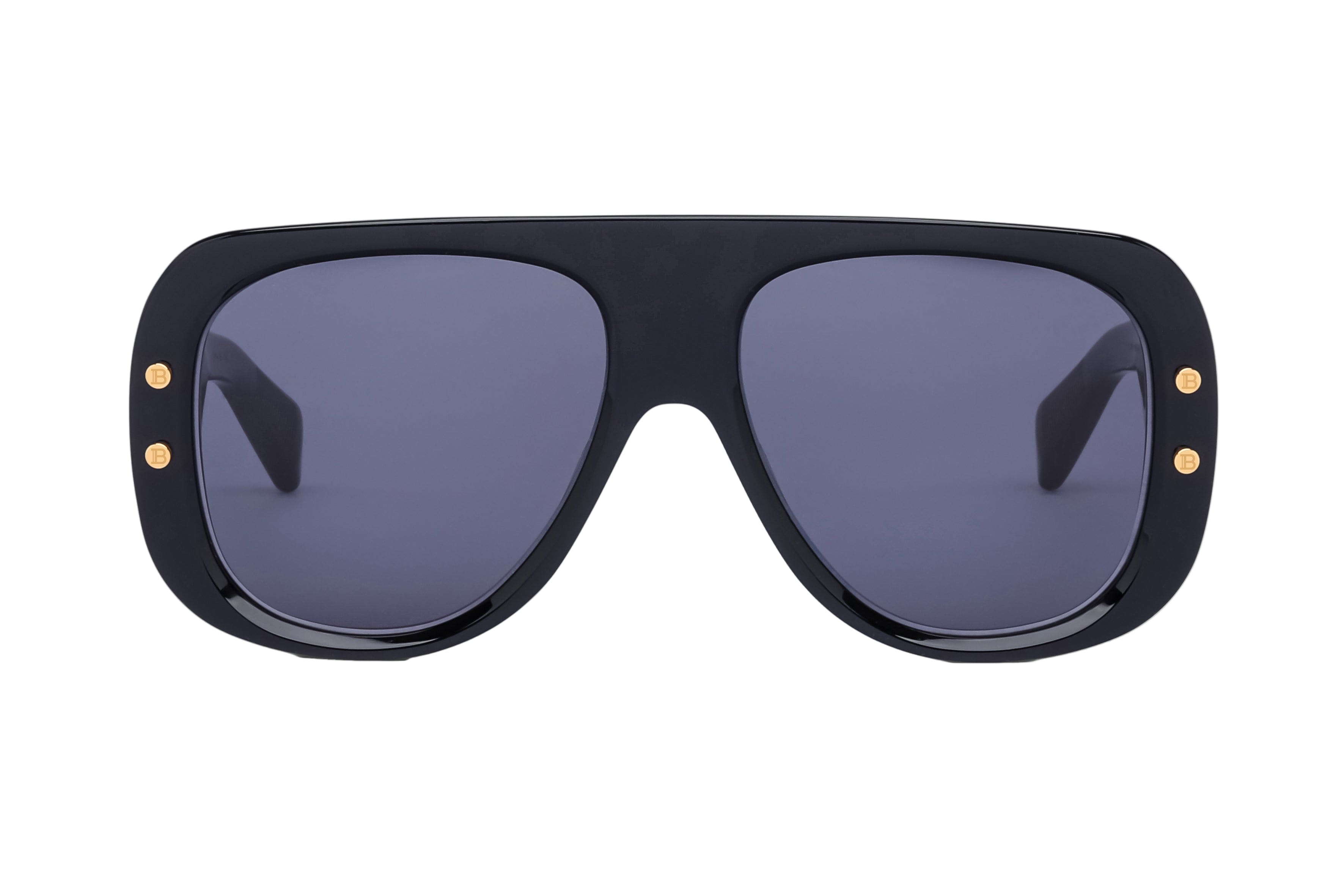 Pulse BPS-185A-57 black 18k/dark grey lens