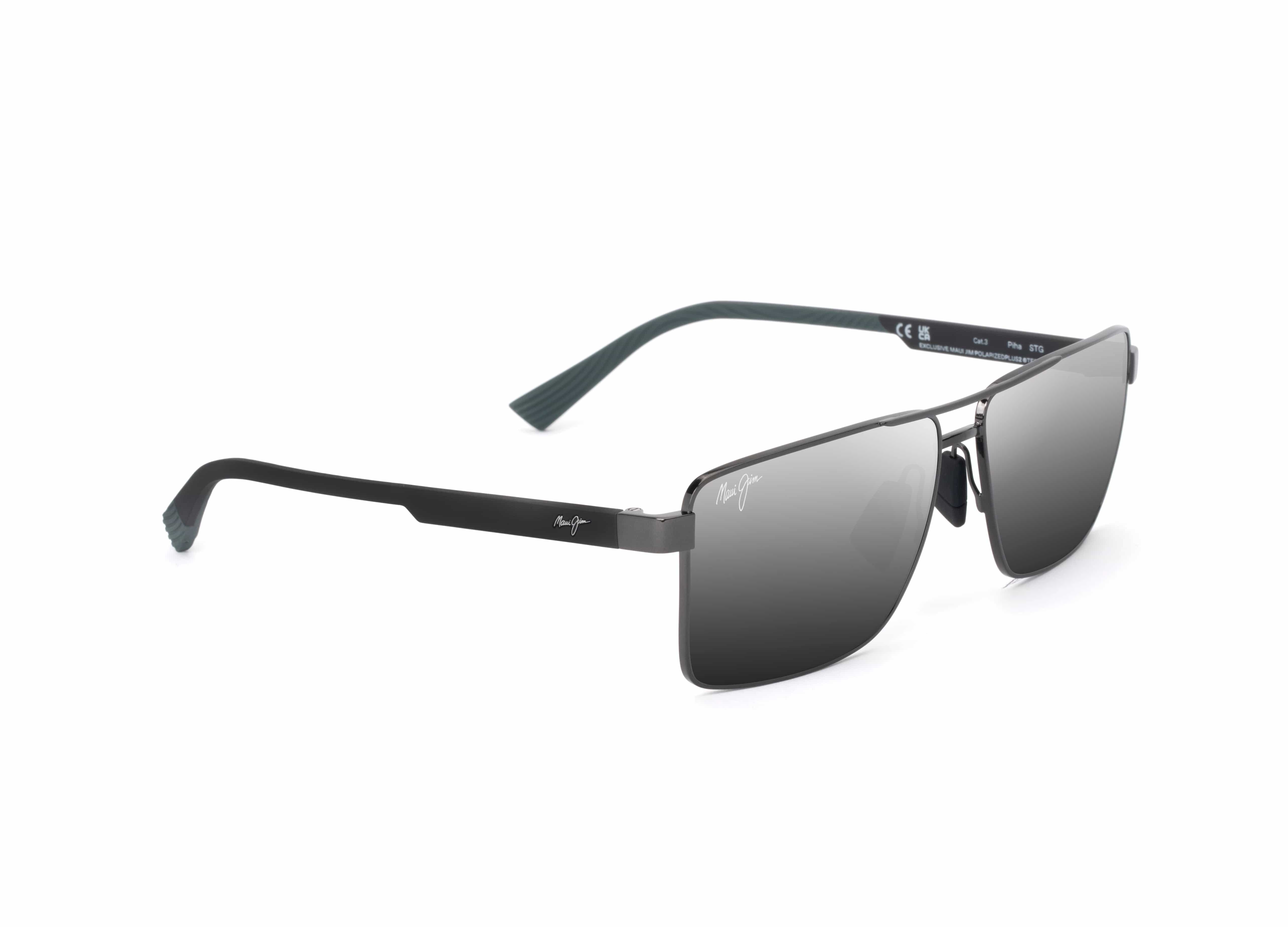 DSB621-02 Piha gunmetal/dual mirror silver to black polarised lens