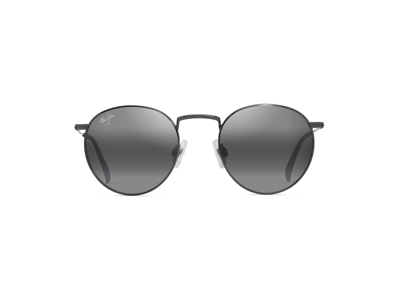 667-17A Pukaua shiny dark ruthenium/neutral grey polarised lens