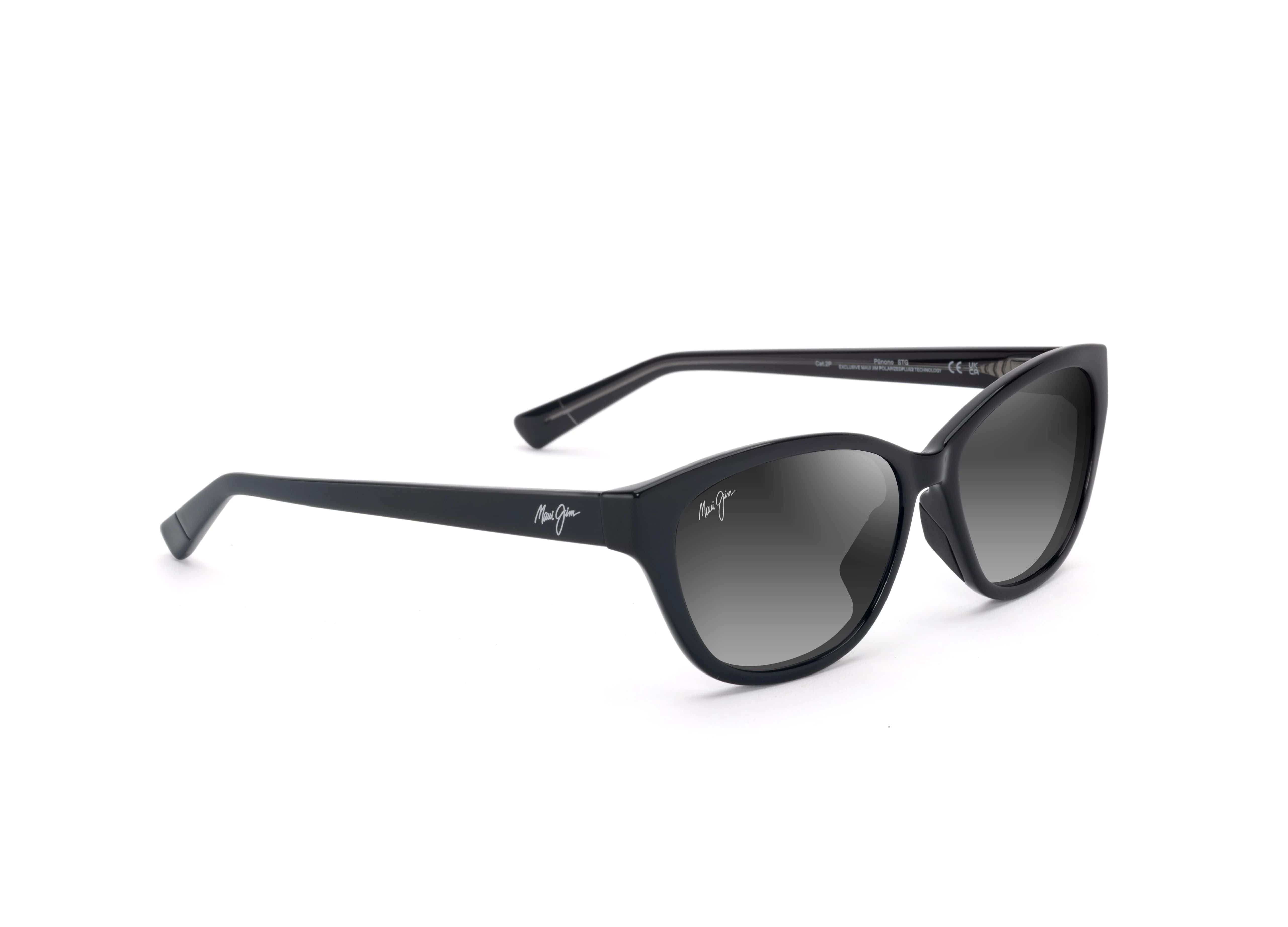 GS344-02 Punono shiny black/grey polarised lens