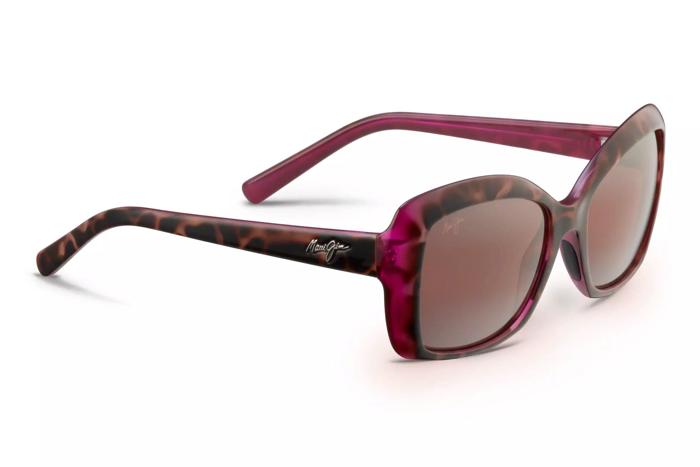 R735-12B Orchid tort raspberry/maui rose glass polarised lens