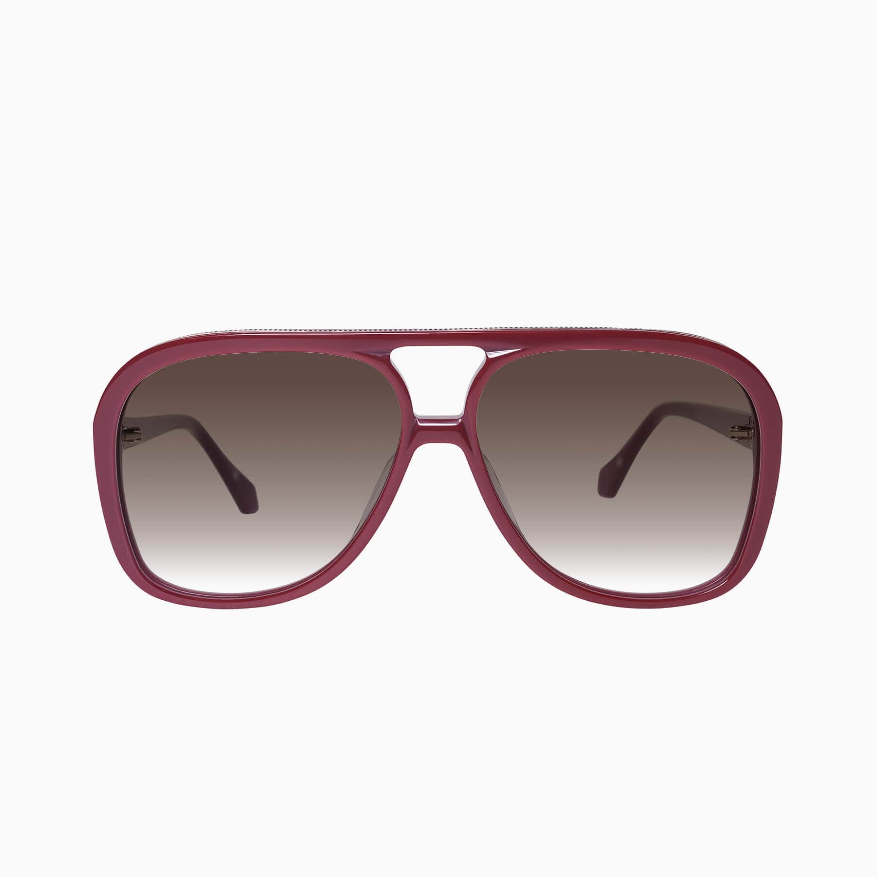 BangBang S0919 burgundy/ brown gradient lens