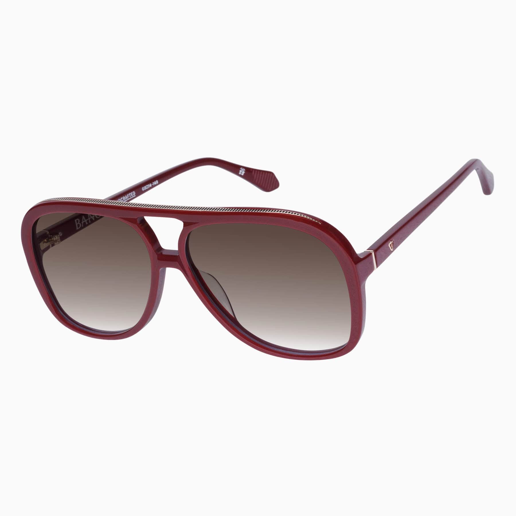 BangBang S0919 burgundy/ brown gradient lens