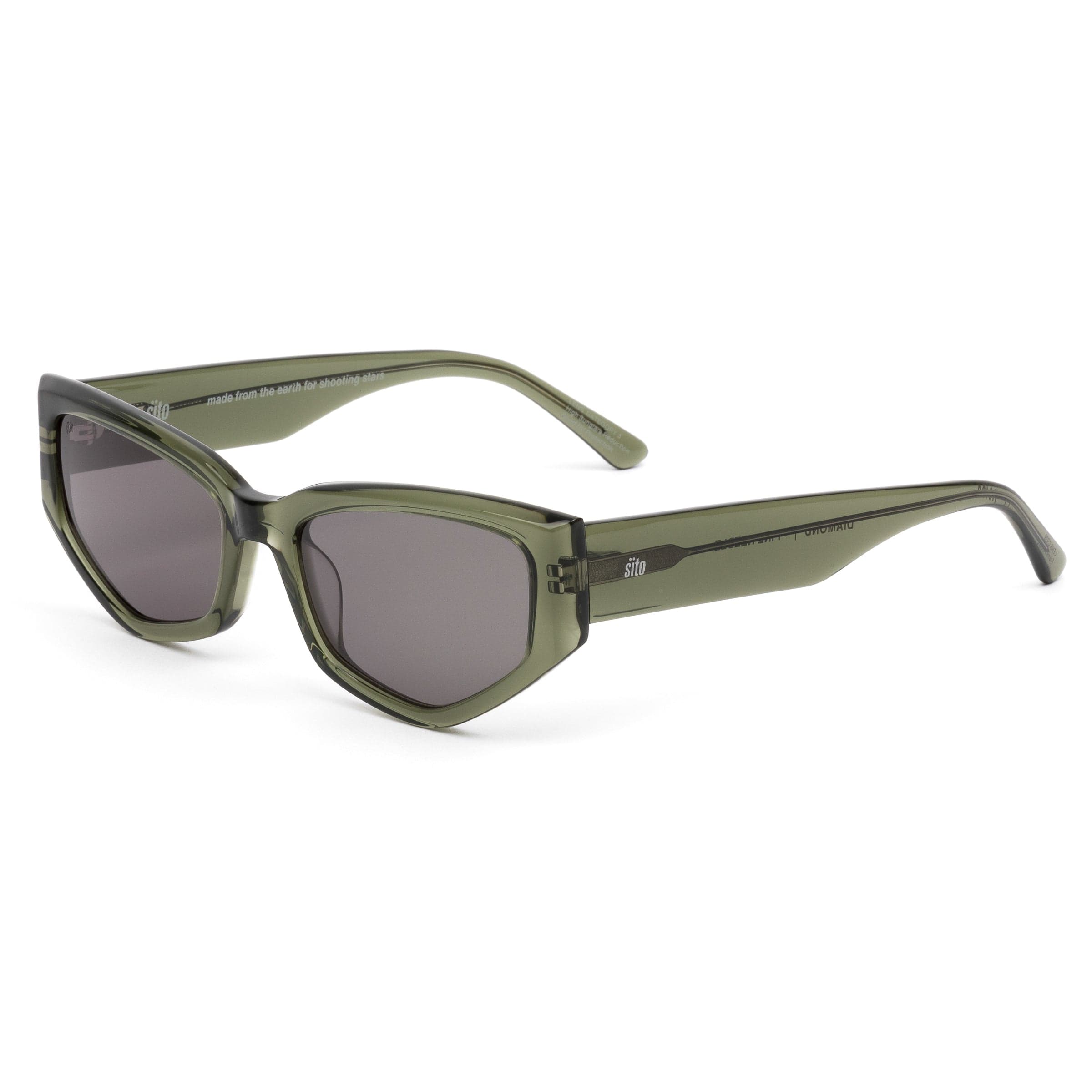 Diamond pine needle/grey lens