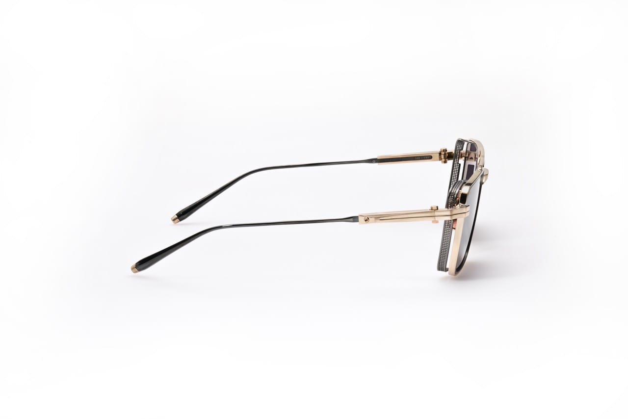 Akoni Sprint A AKS504E brushed 12k gold matte black/grey lens