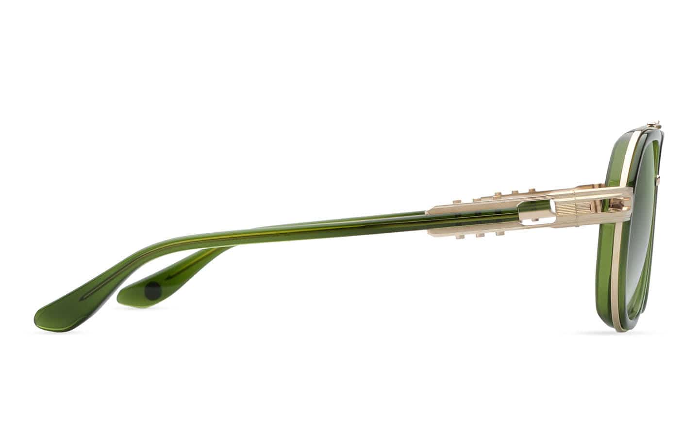 Vastik DTS441-A-03 white gold crystal black moss/green gradient lens