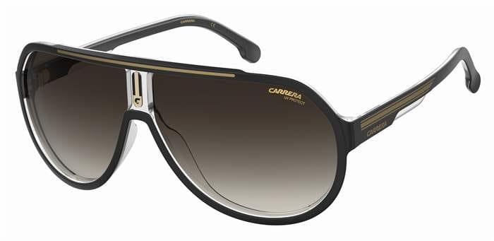 Carrera 1057/S 2M2 crystal black gold/brown gradient lens