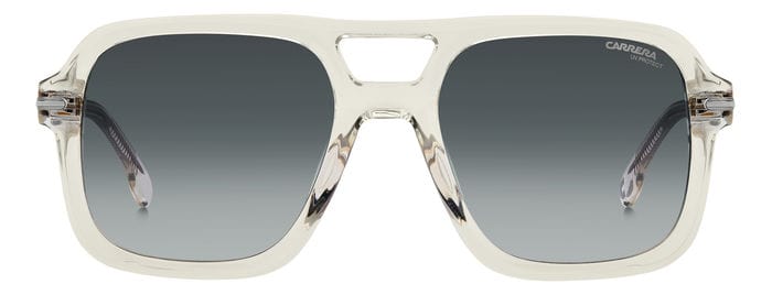 Carrera 317/S 40G/9K crystal clear/green shaded lens