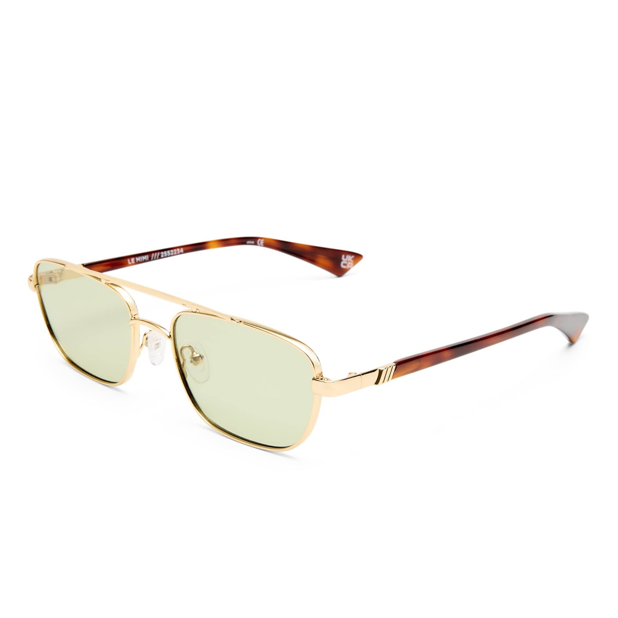 Le Mimi 2552234 gold/moss mono lens