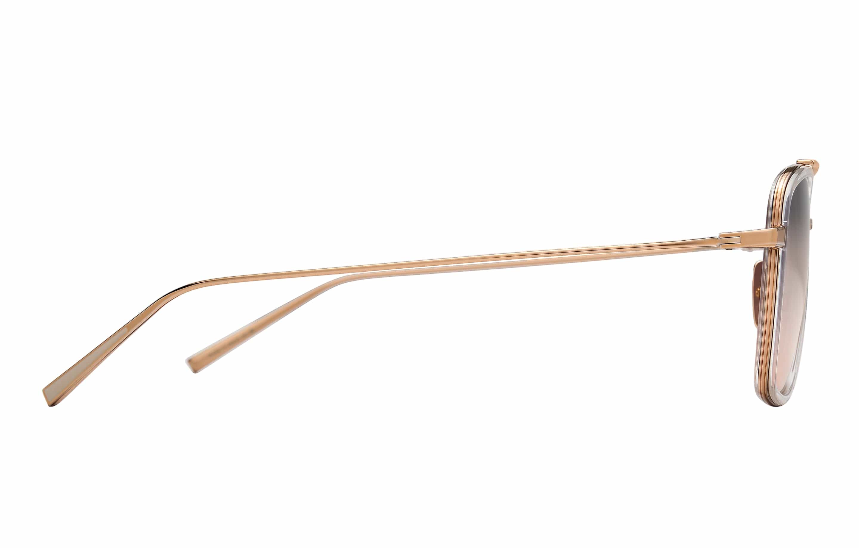 Artoa.57x DTS476-A-02 rose gold crystal clear/grey to peach gradient lens