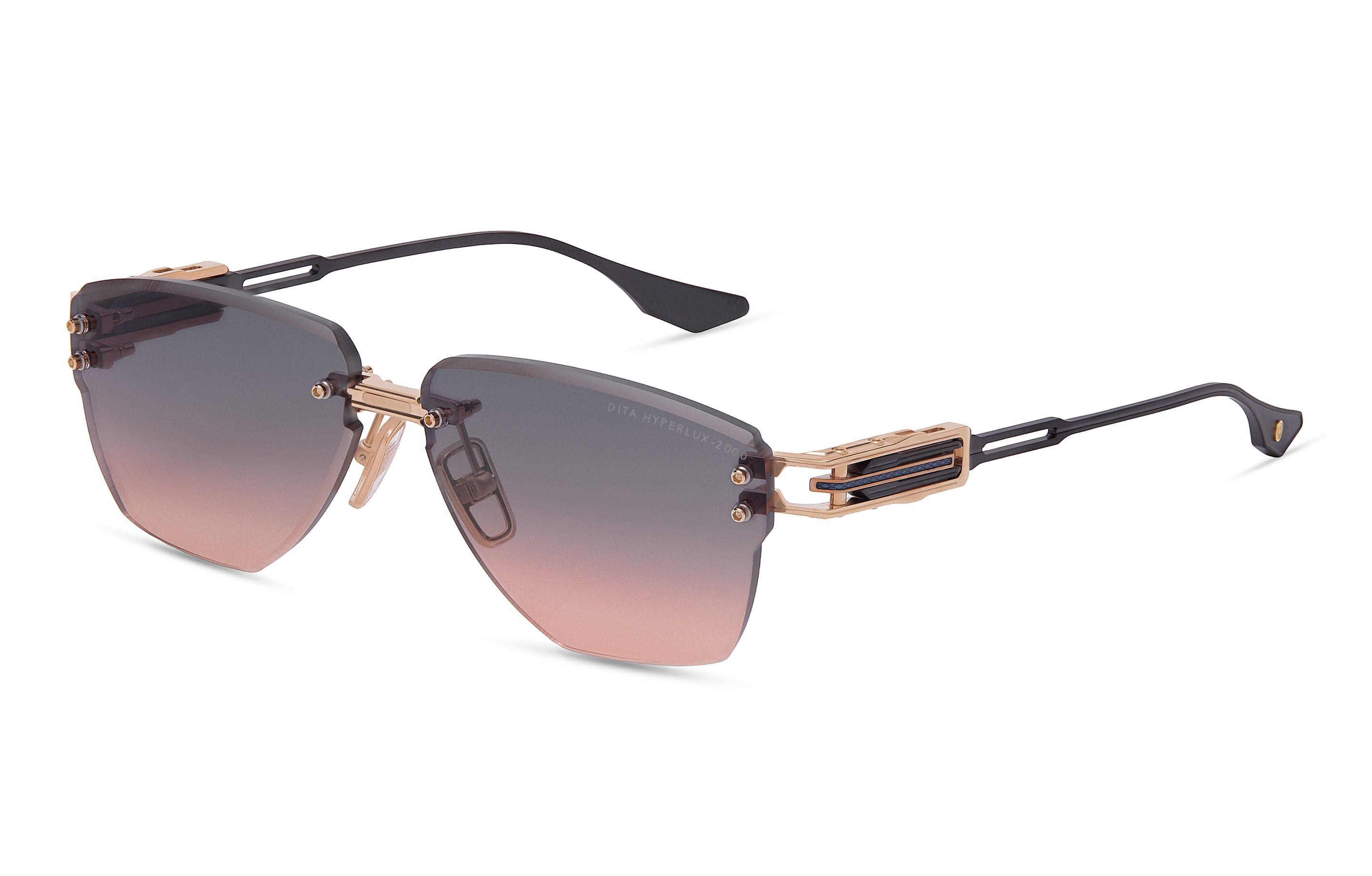Hyperlux -2000 DTS197-A-03 rose gold/grey to peach gradient lens