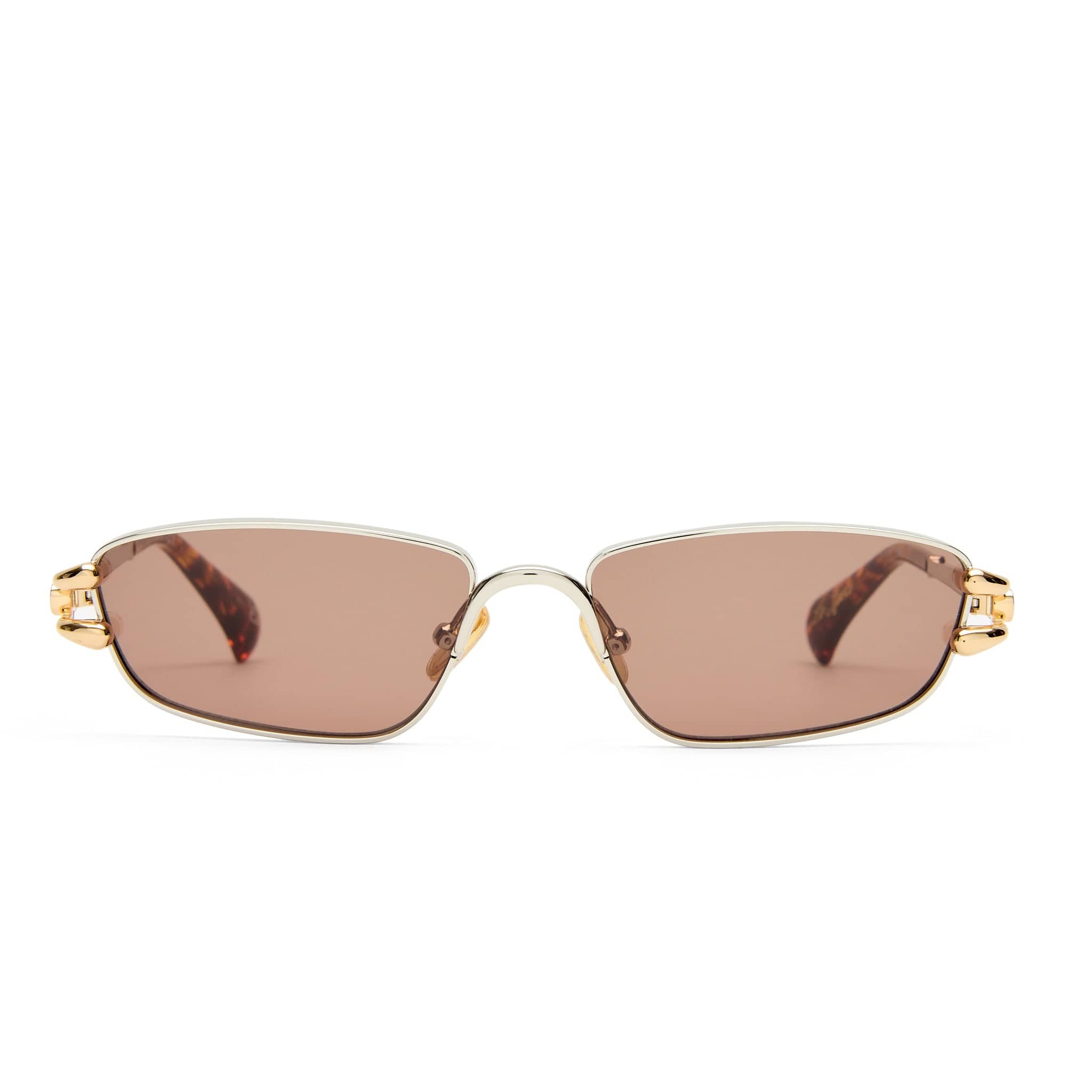 Numero Cinco 2623811 bright silver/umber mono lens