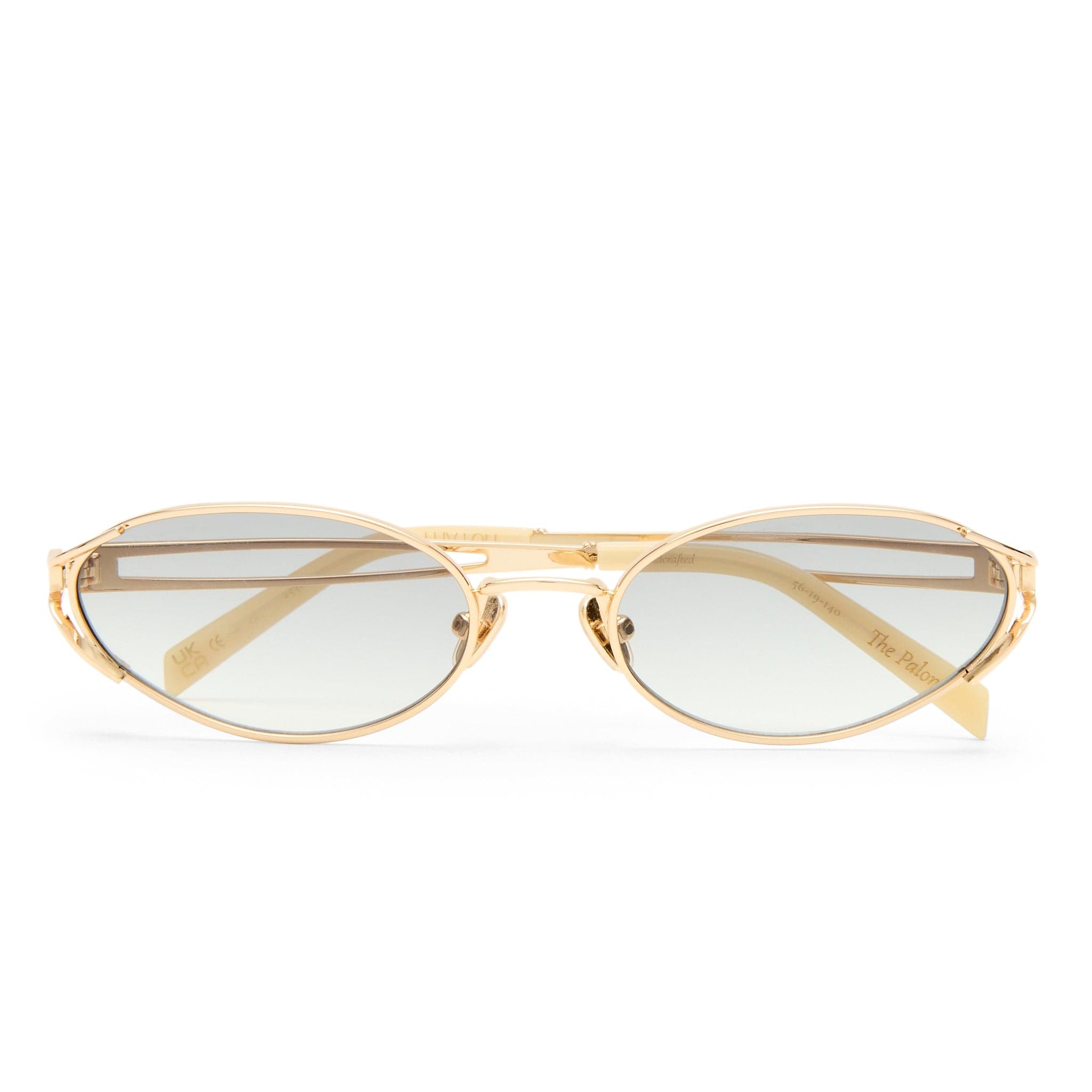 The Paloma 2531823 gold/charcoal gradiant lens