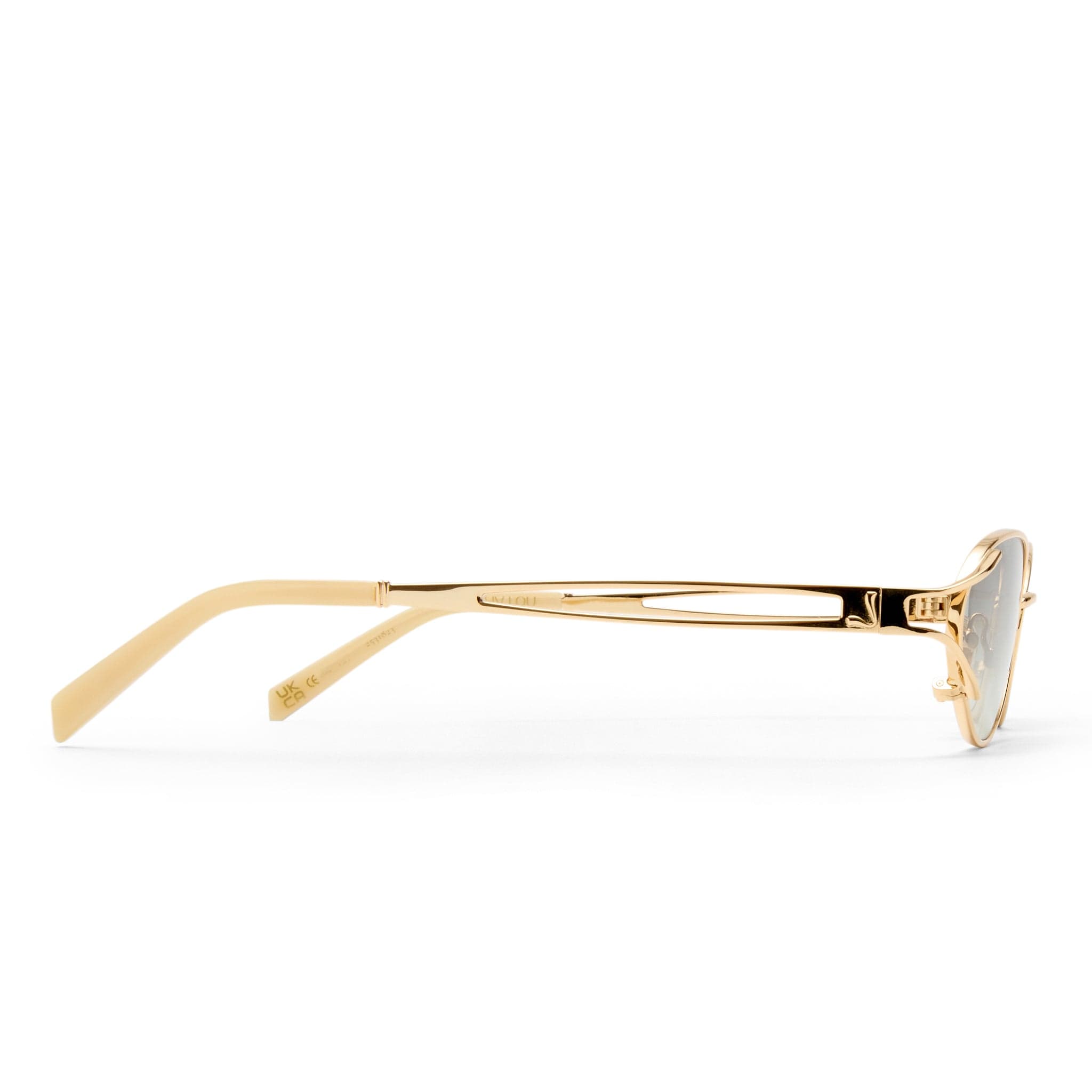 The Paloma 2531823 gold/charcoal gradiant lens