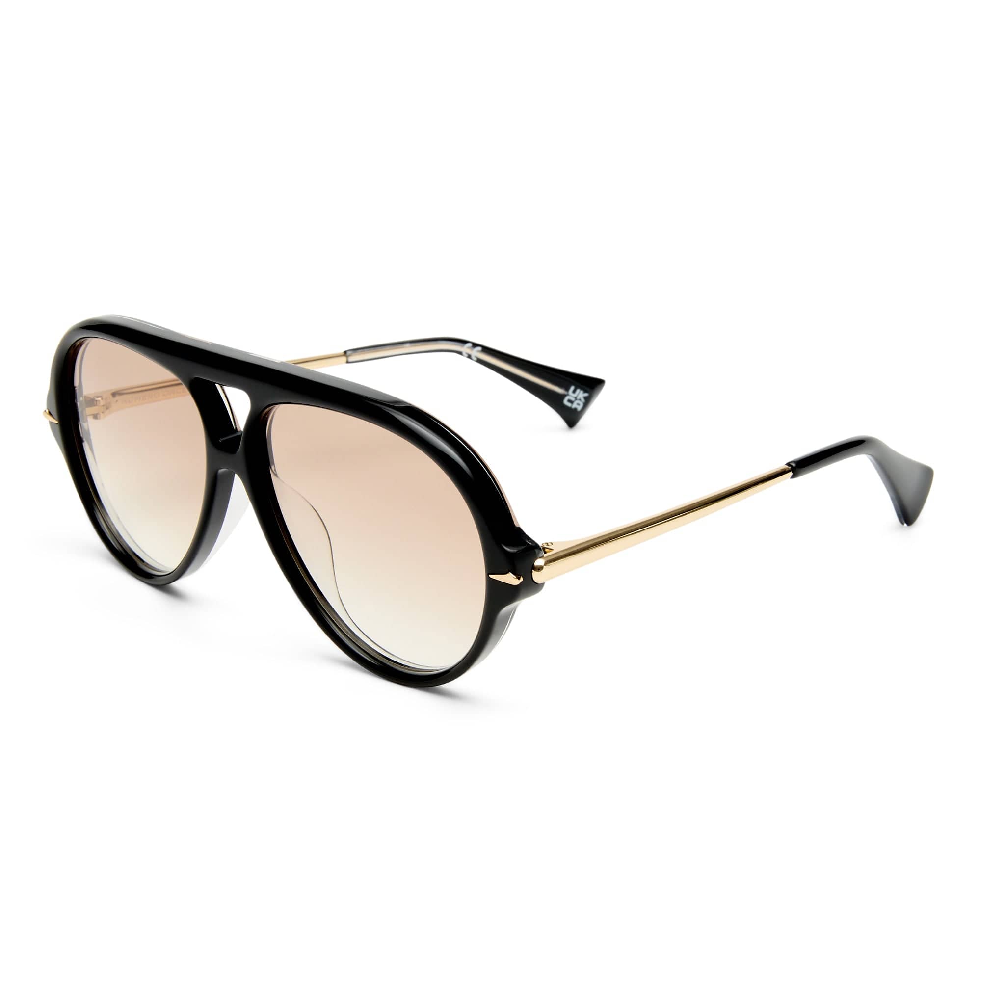 Numero once 2623803 obsidian black/brown gradient lens