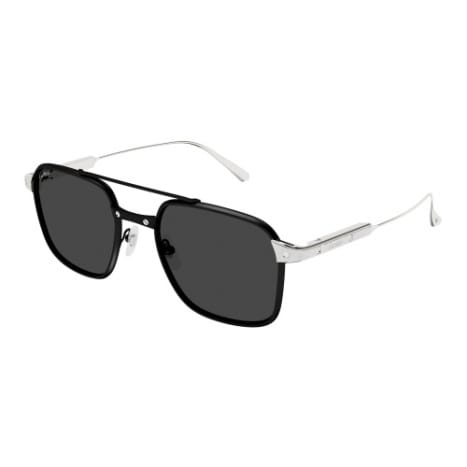 CT0610S 001 black white gold/grey polarised lens