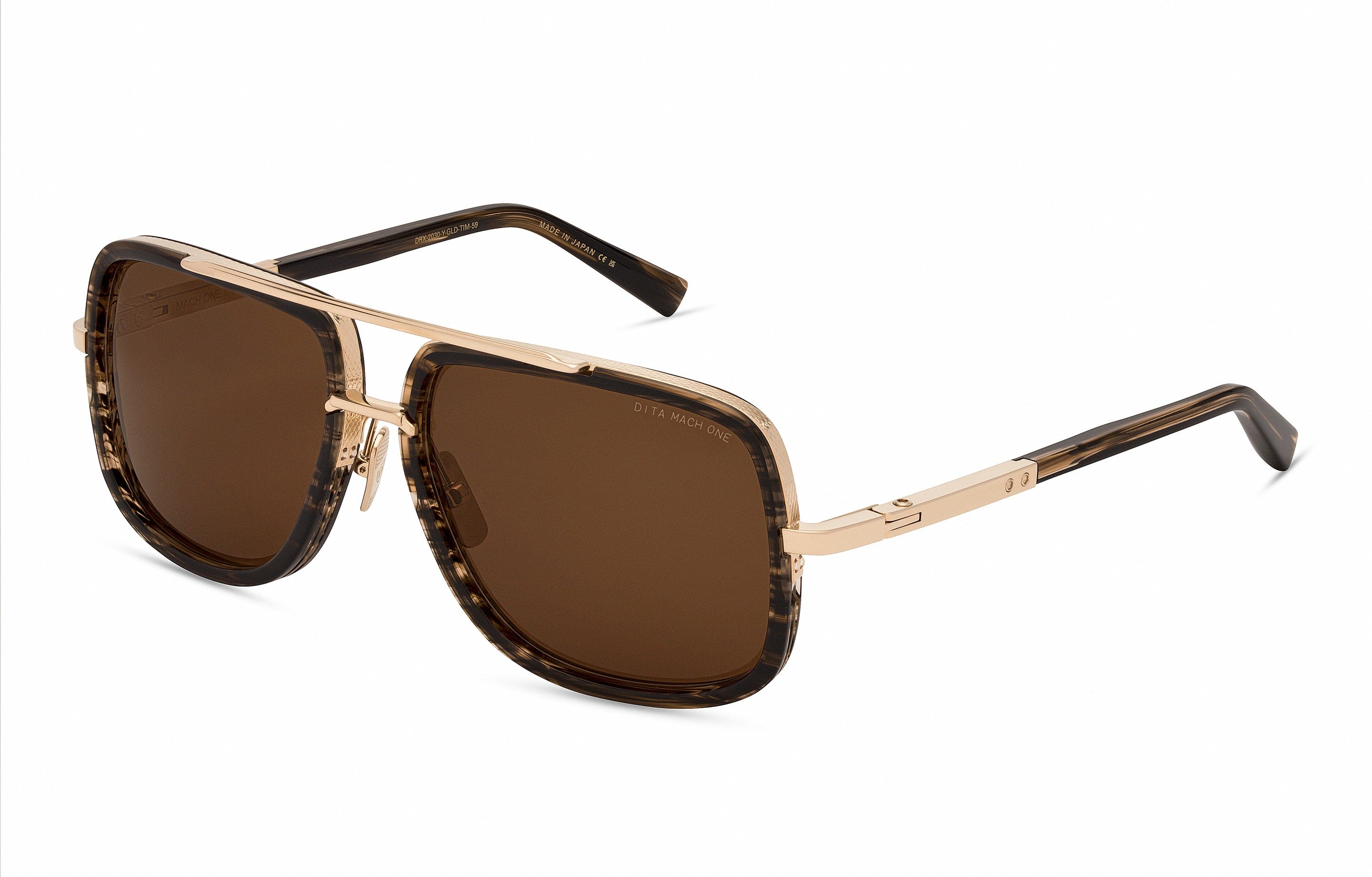 Mach One DRX2030-Y white gold burnt timber /brown lens