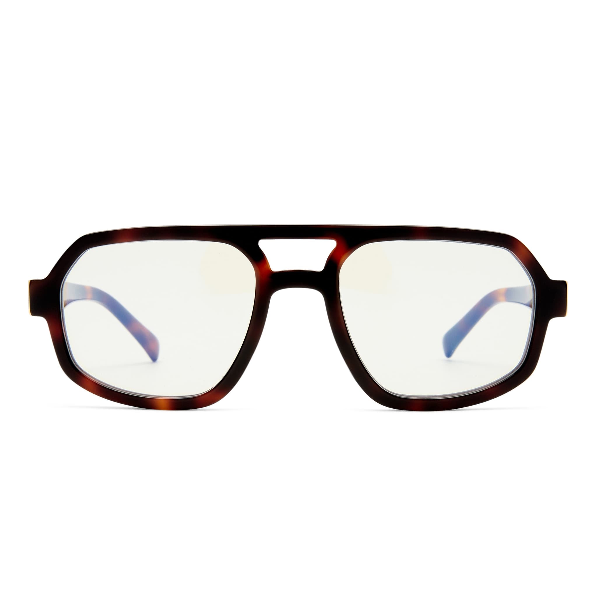 The Banks 2643965 classic tortoise/clear blue light lens