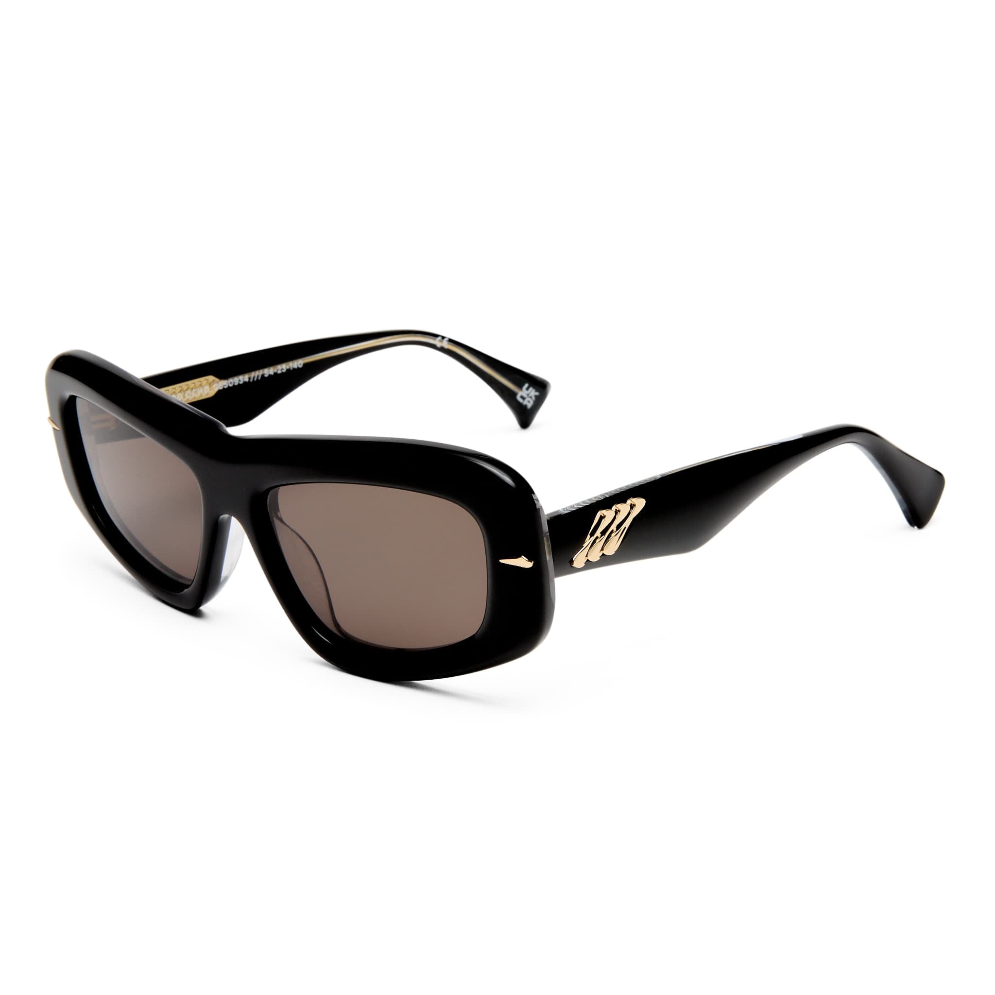 Numero ocho 2550934 obsidian black/smoke mono lens