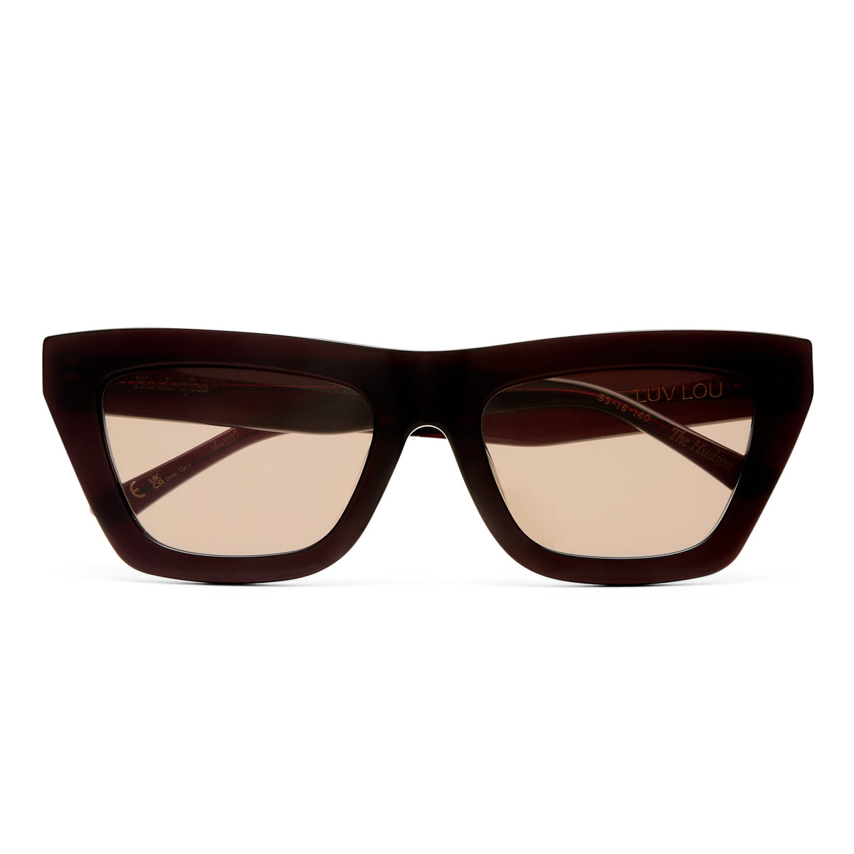 The Hudson 2643995 wine/brown gradient lens